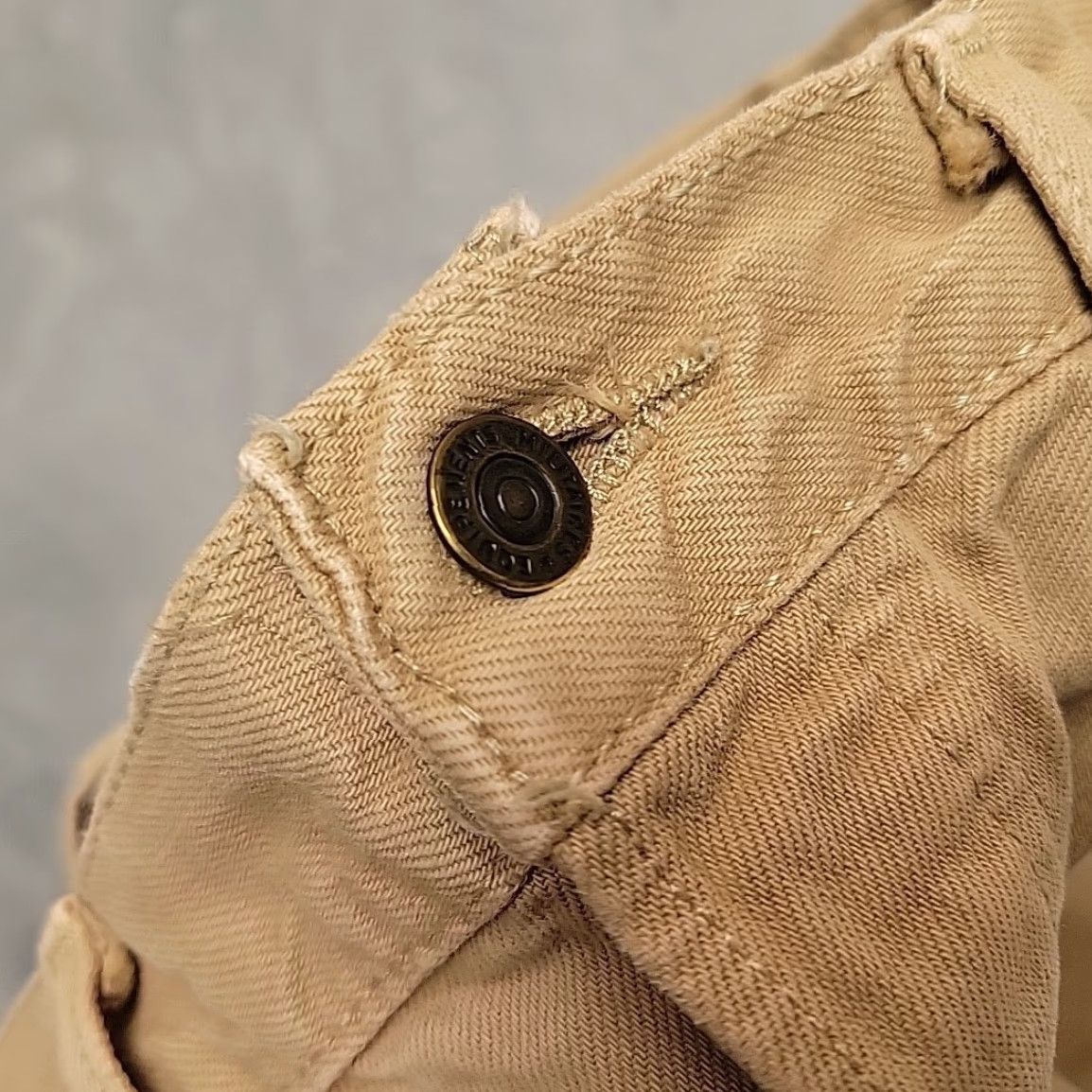 Etro VINTAGE Levis 501 Jeans Mens 34x30 Brown Beige Button Fly Made in USA Y2K Retro Size US 34 / EU 50 - 4 Thumbnail