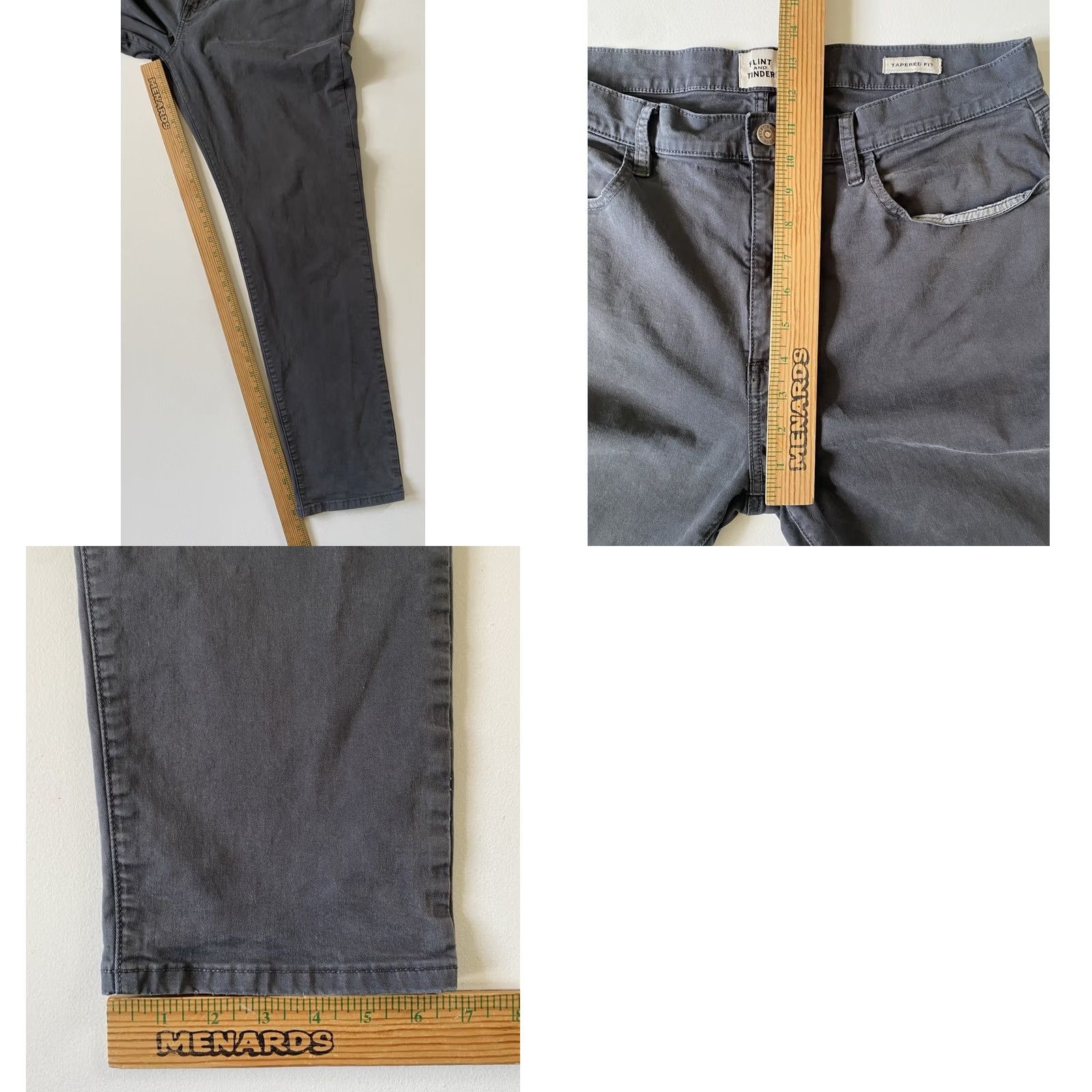 Flint And Tinder Flint and Tinder Pants Mens Chino Straight 5-Pocket Gray 36x32 Adult Regular Size 36x32 Mens Size US 36 / EU 52 - 10 Thumbnail