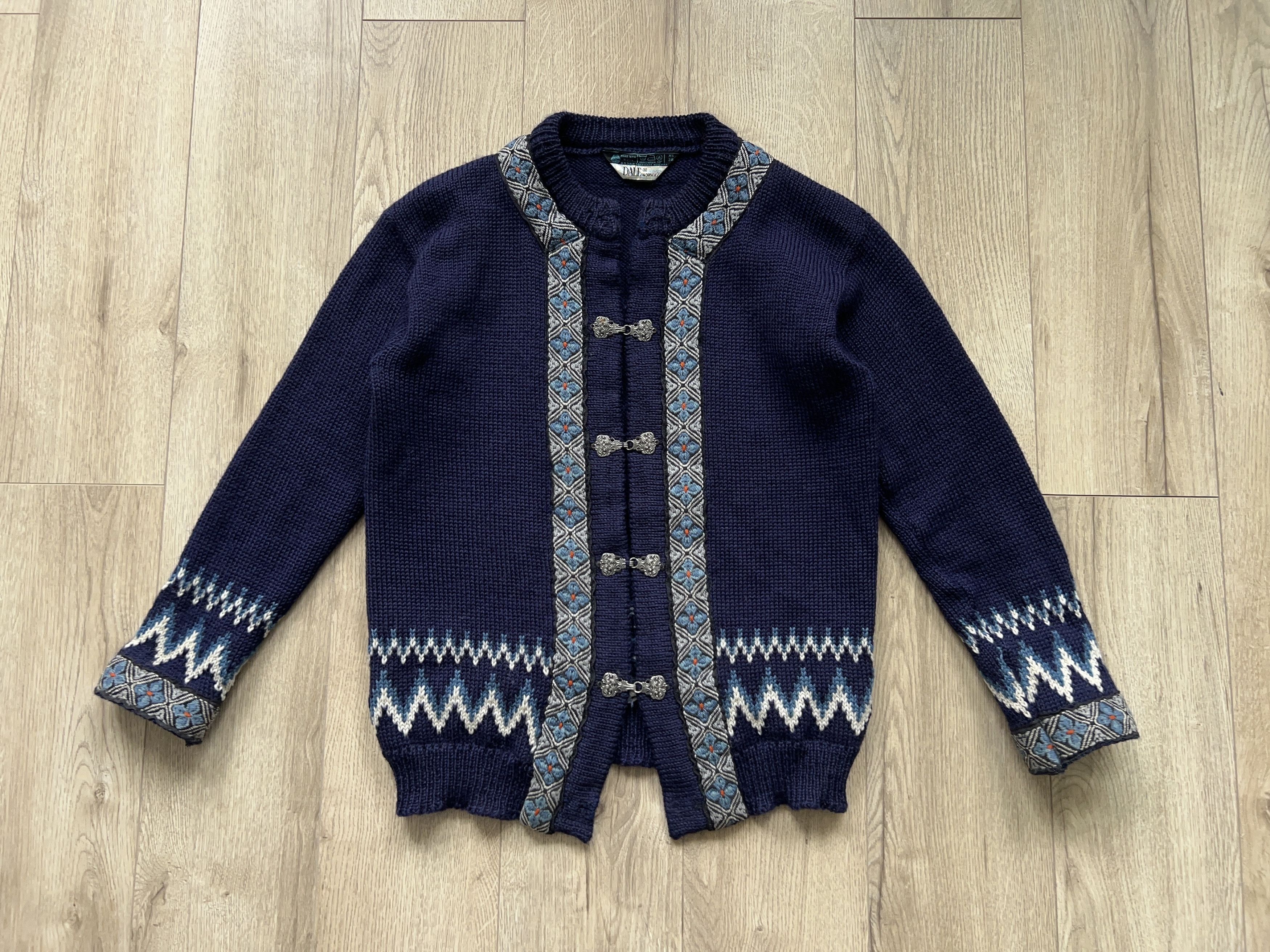 Cashmere & Wool × Dale Of Norway × Traditional Weatherwear Dale of Norway  Embroidery Wool Traditional Cardigan Sweater | Grailed