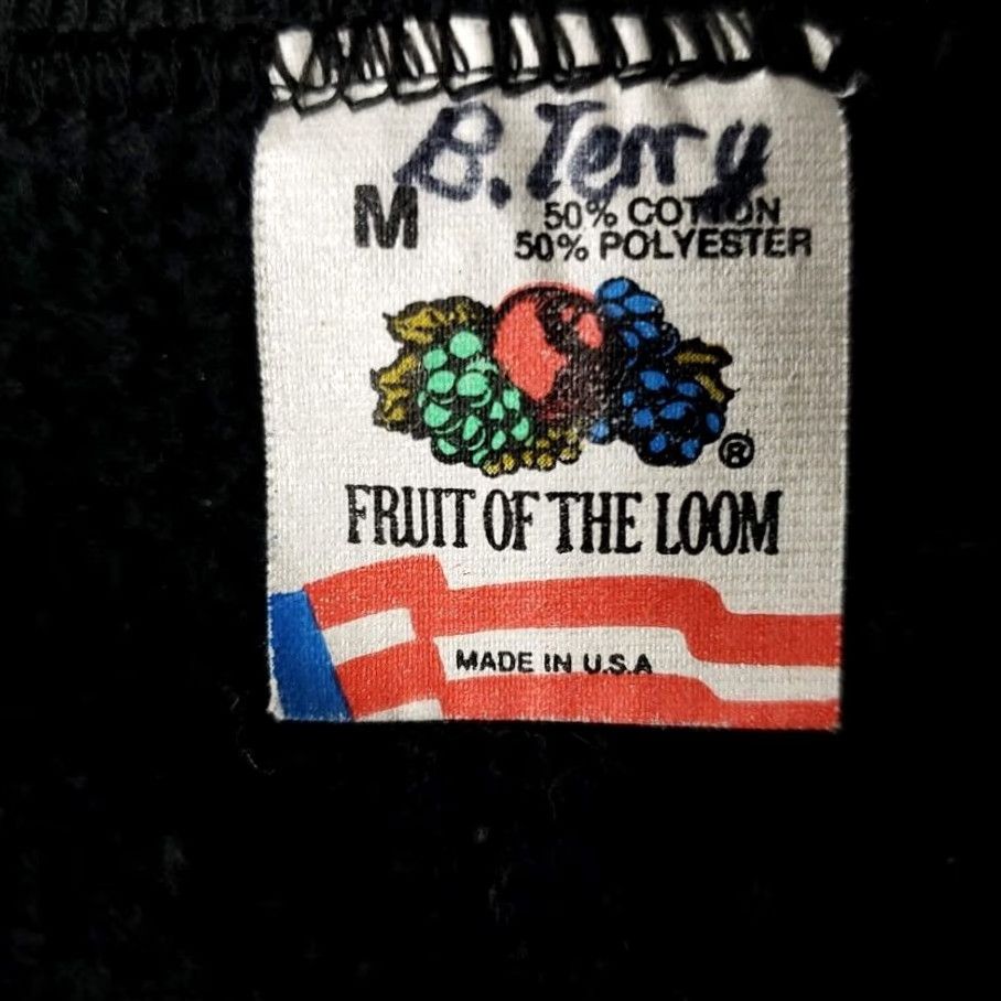 Fruit Of The Loom VINTAGE Freeport Bahamas Polo Club Sweatshirt Mens Size S Black Cotton Blend Crew Neck 90s Made In USA Size US S / EU 44-46 / 1 - 5 Thumbnail