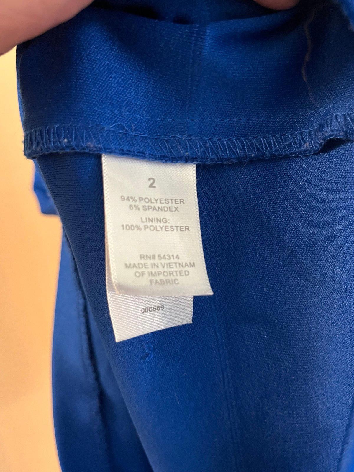 Designer Bisou Bisou royal blue dress size 2 Size XS / US 0-2 / IT 36-38 - 4 Thumbnail