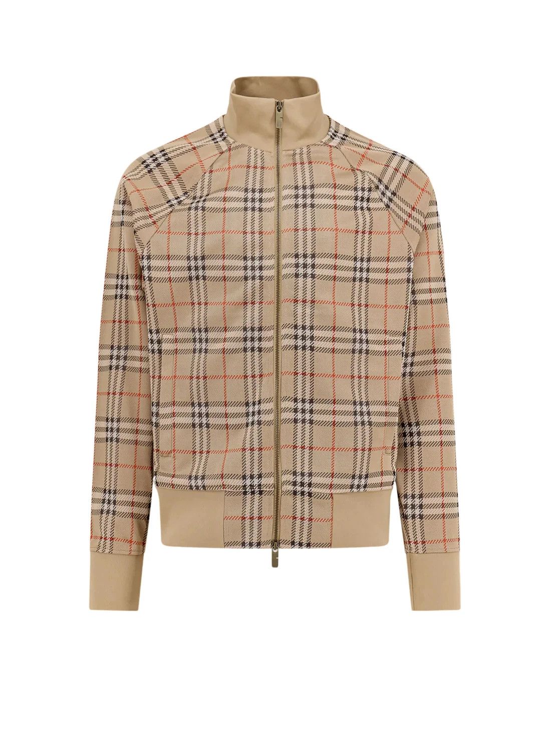 BURBERRY Beige Zip Cardigan New And Authentic