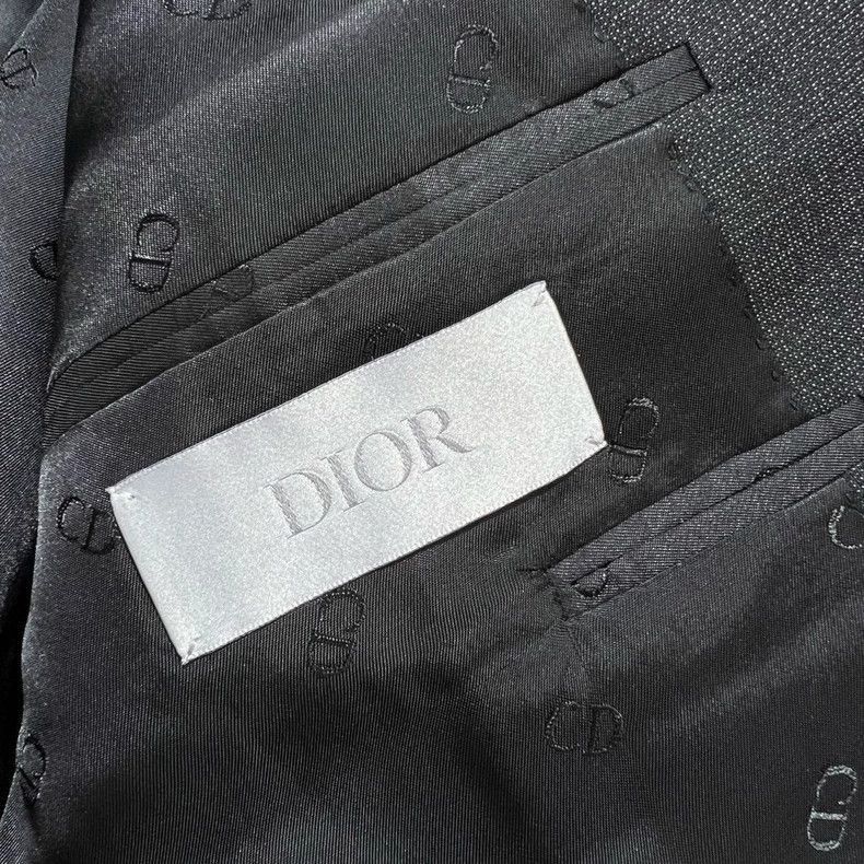 Dior Dior Dark Pattern Wool Blazer Jacket-2506 Size US L / EU 52-54 / 3 - 5 Thumbnail