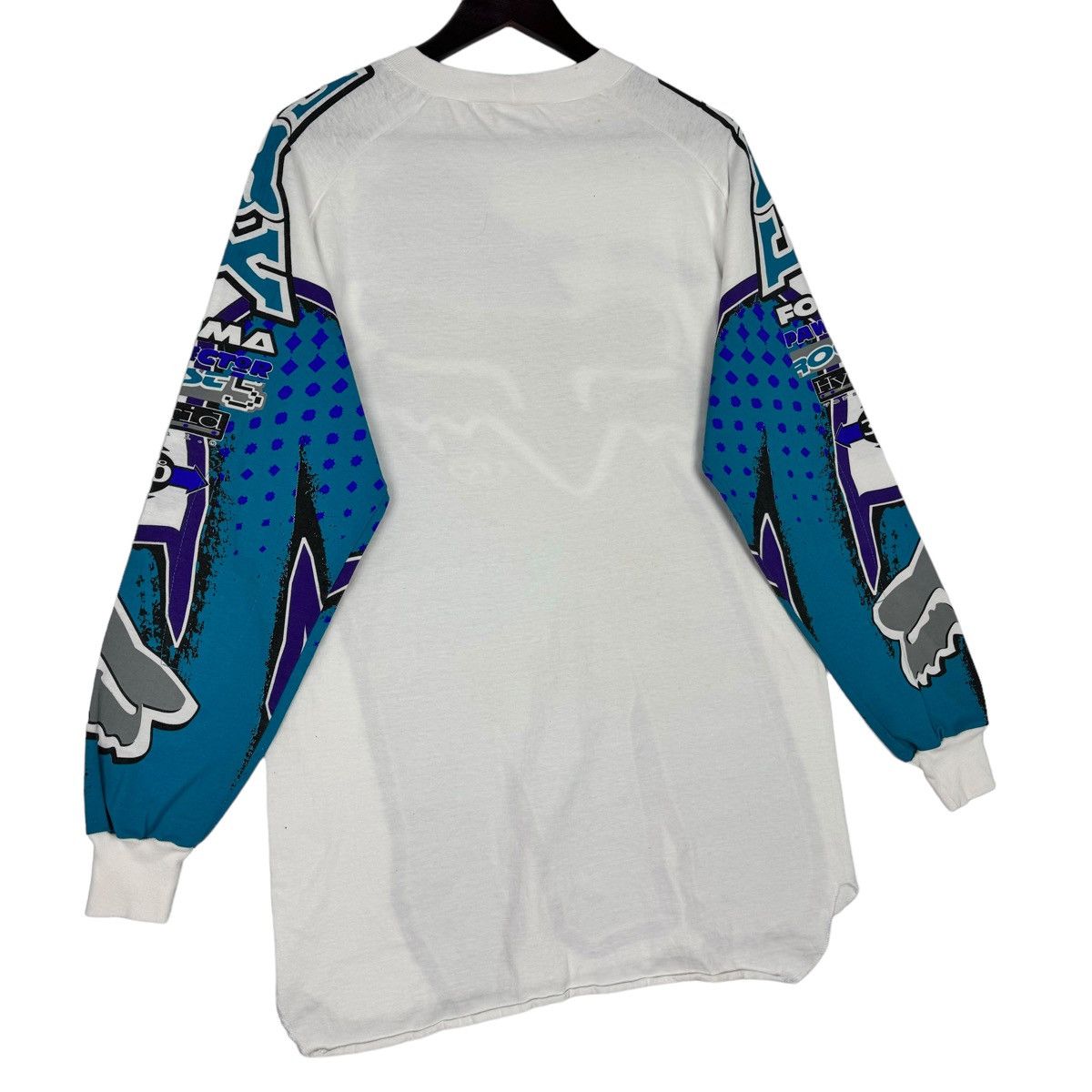 Fox Racing × Vintage Vintage 90s Fox Racing Motocross Jersey Size US M / EU 48-50 / 2 - 5 Thumbnail