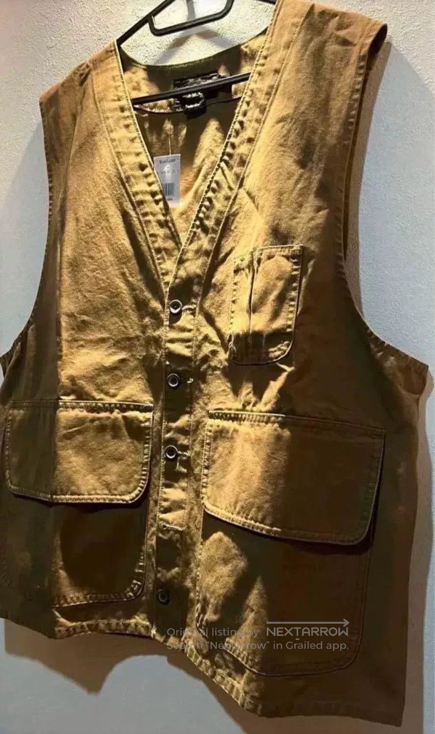 RRL Ralph Lauren vintage double rl khaki canvas hunting vest. Size US XL / EU 56 / 4 - 9 Thumbnail