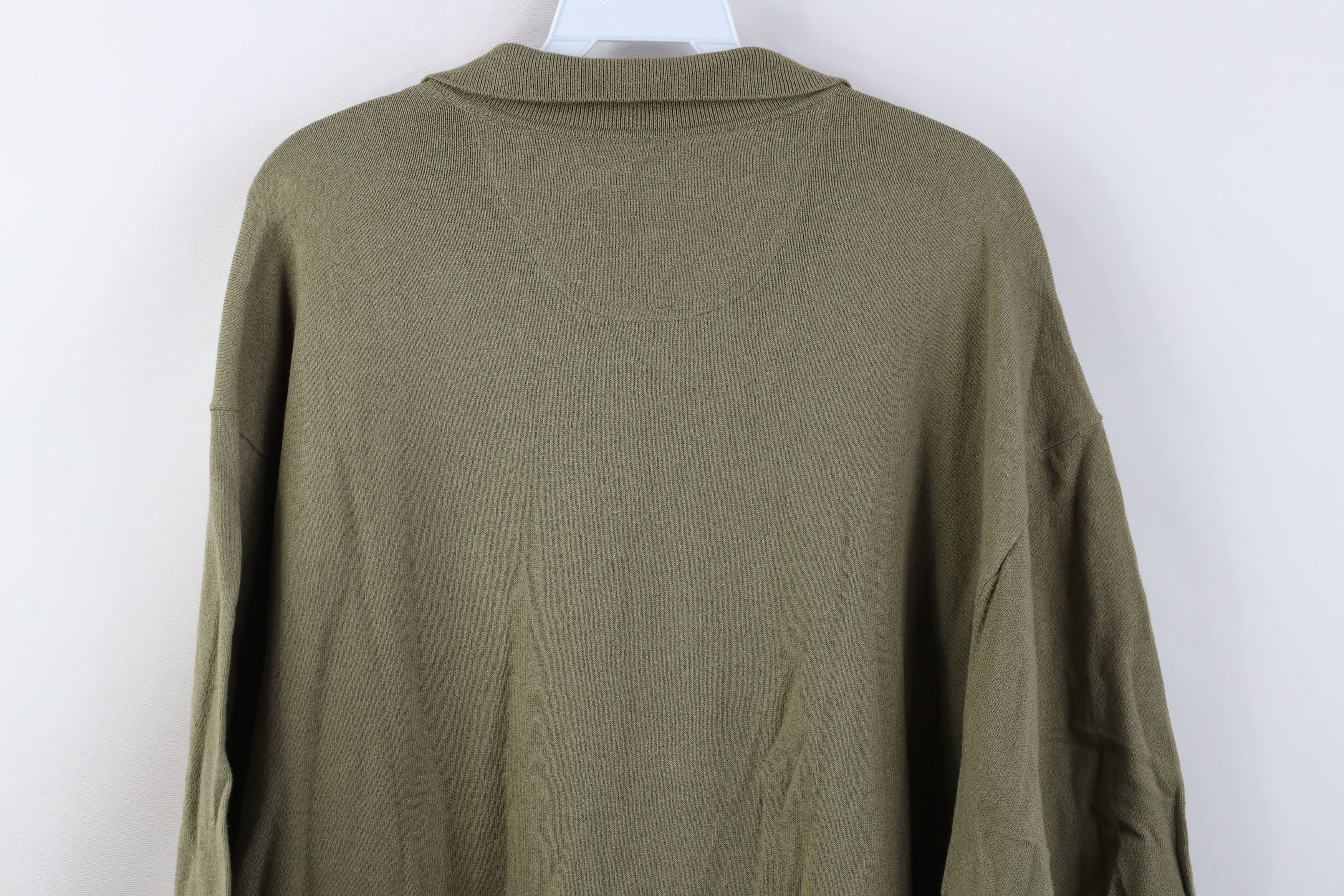 Tommy Bahama Vintage Tommy Bahama Blend Knit Looped Collar Button Shirt Size US L / EU 52-54 / 3 - 12 Thumbnail
