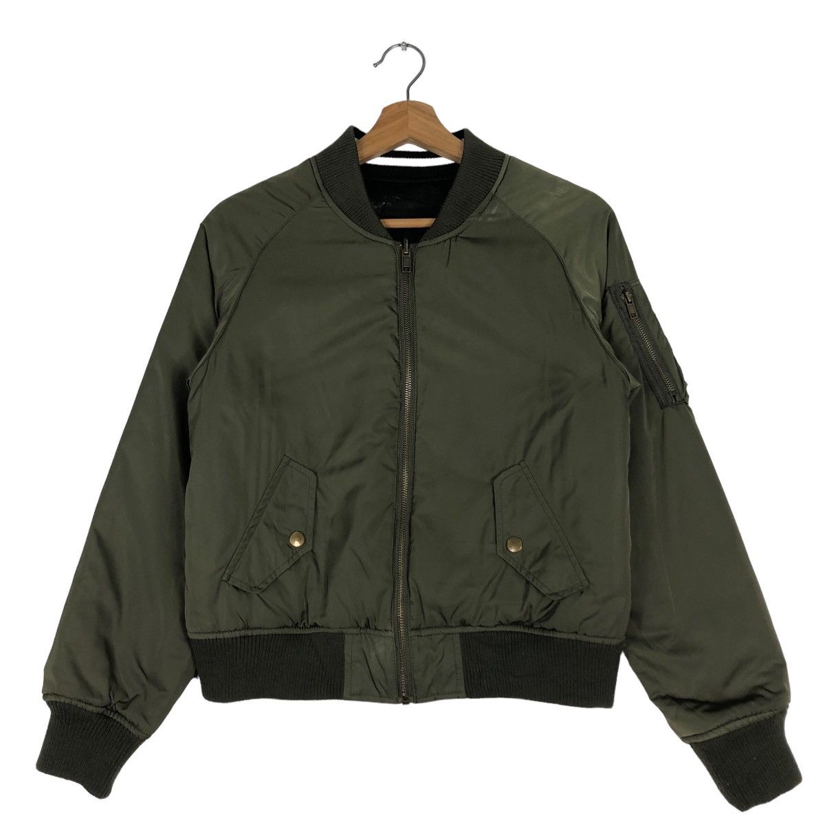 Japanese Brand 🔥Vtg Reversible Satin Bomber Jacket Sukajan Ingni Issey Size US S / EU 44-46 / 1 - 3 Thumbnail