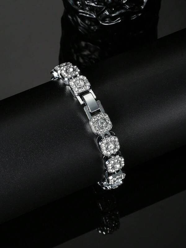 Other Zirconia Ice Bracelet Link Jewelry Crystal Drip Size ONE SIZE - 2 Thumbnail