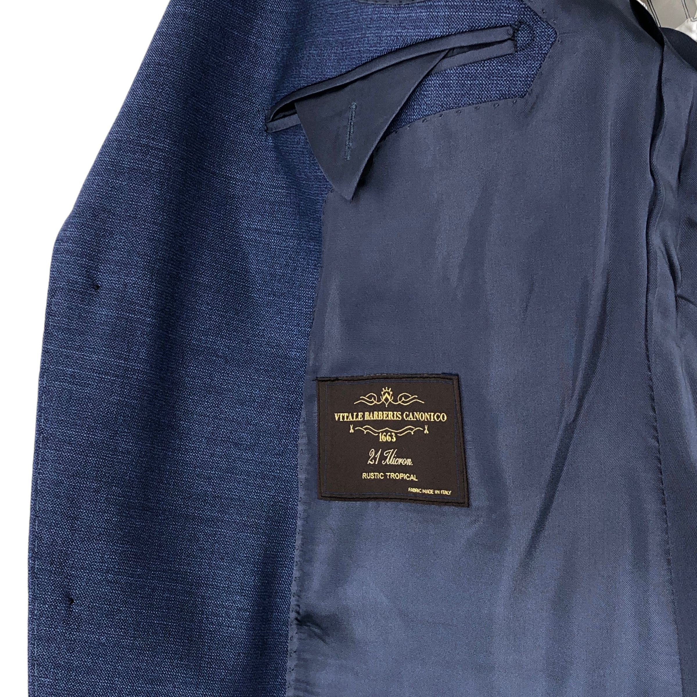 Suitsupply Napoli Single Breasted Wool Blazer Size EU:26; UK:44; US:44R Size 44R - 8 Thumbnail