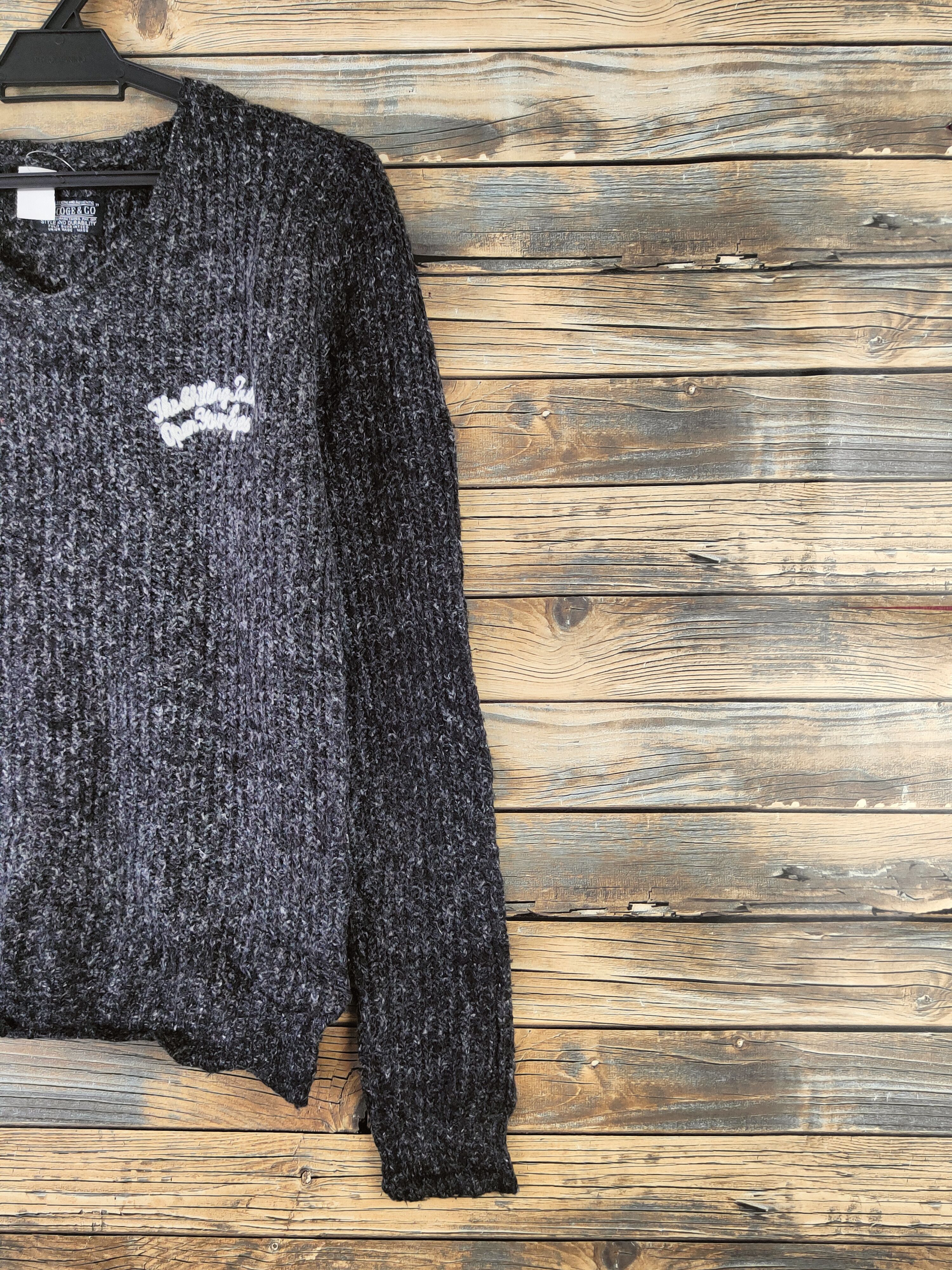 Japanese Brand DL Stooge&co Black Knitwear Sweatshirts #46-1002 Size M / US 6-8 / IT 42-44 - 6 Thumbnail