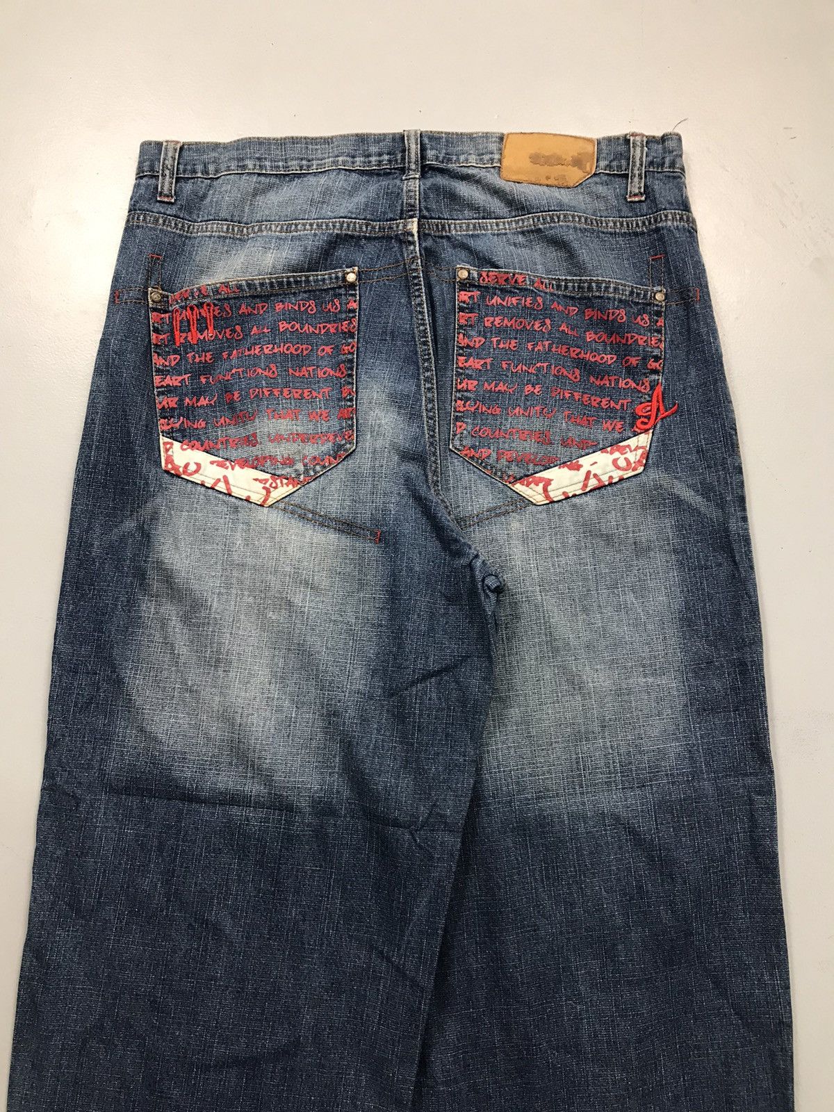 Southpole Vintage Attitude embroidered denim Size US 38 / EU 54 - 9 Thumbnail