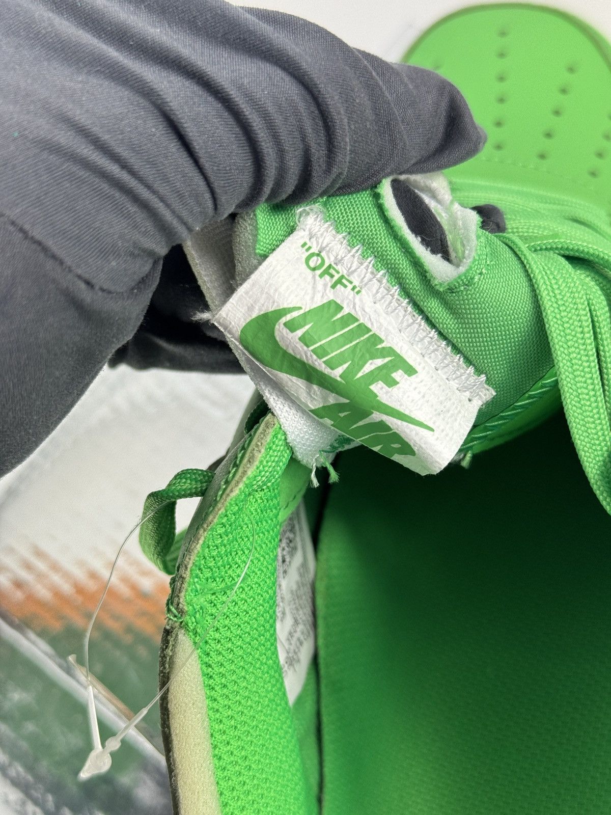 Nike VIRGIL ABLOH NIKE AIR FORCE 1 x OFF WHITE BROOKLYN SNEAKERS Size US 10 / EU 43 - 9 Thumbnail