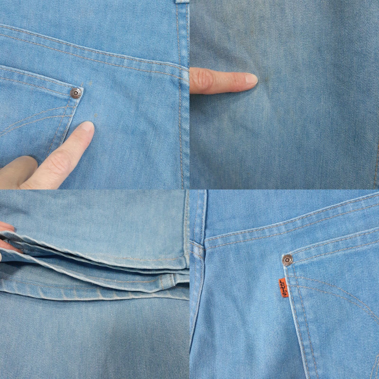 Levi's VINTAGE Levi's Jeans Levis Action Jeans Blue 34x30 Regular Mens Straight 34in Inseam Denim Cotton Zip Blue Size US 34 / EU 50 - 8 Thumbnail