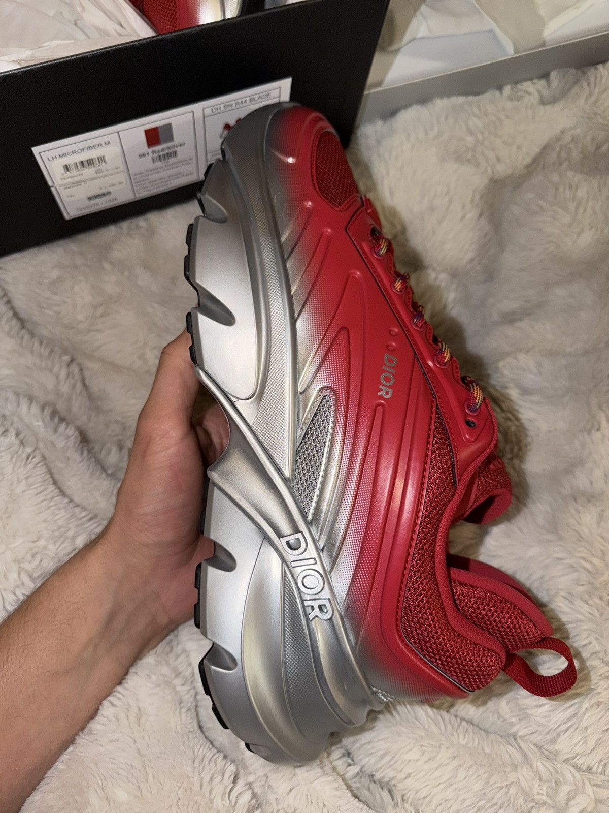 Dior Brand new Dior x Lewis Hamilton B44 Blade Sneakers. Size US 10 / EU 43 - 5 Thumbnail