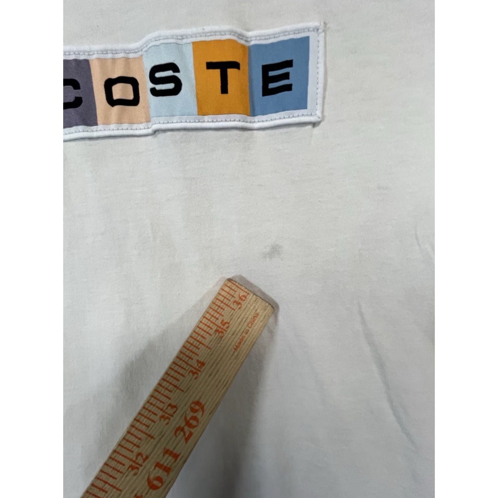Lacoste Lacoste T-Shirt White 3XL Mens Cotton Shirt FR 8 See Pics Patch Spellout Patch See Pics Mens White 3XL Size US XXL / EU 58 / 5 - 7 Thumbnail