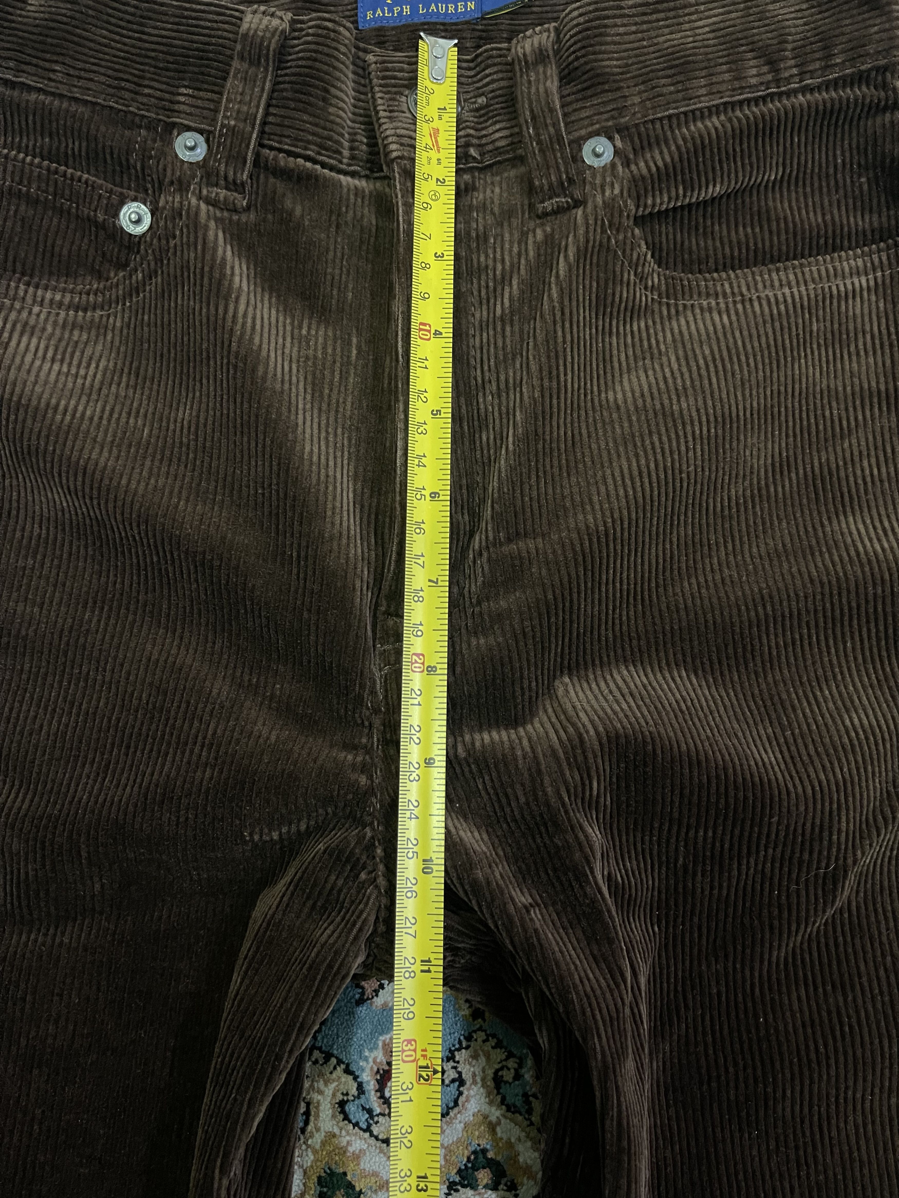Polo Ralph Lauren Straight Fit High-Rise Corduroy Trousers Pant Size 26" / US 2 / IT 38 - 6 Thumbnail