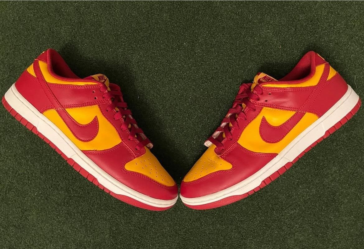Nike Nike Dunk Low Midas USC Size 11 2022 DD1391-701 Size US 11 / EU 44 - 2 Thumbnail