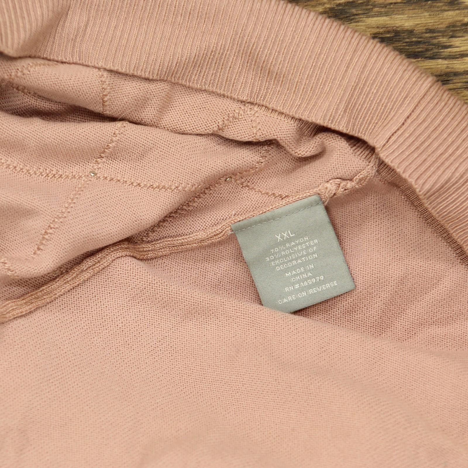 Other Berkley Jensen Pearl Lightweight Pullover Sweater Pink 2xl Size XXL / US 16-18 / IT 52-54 - 4 Thumbnail