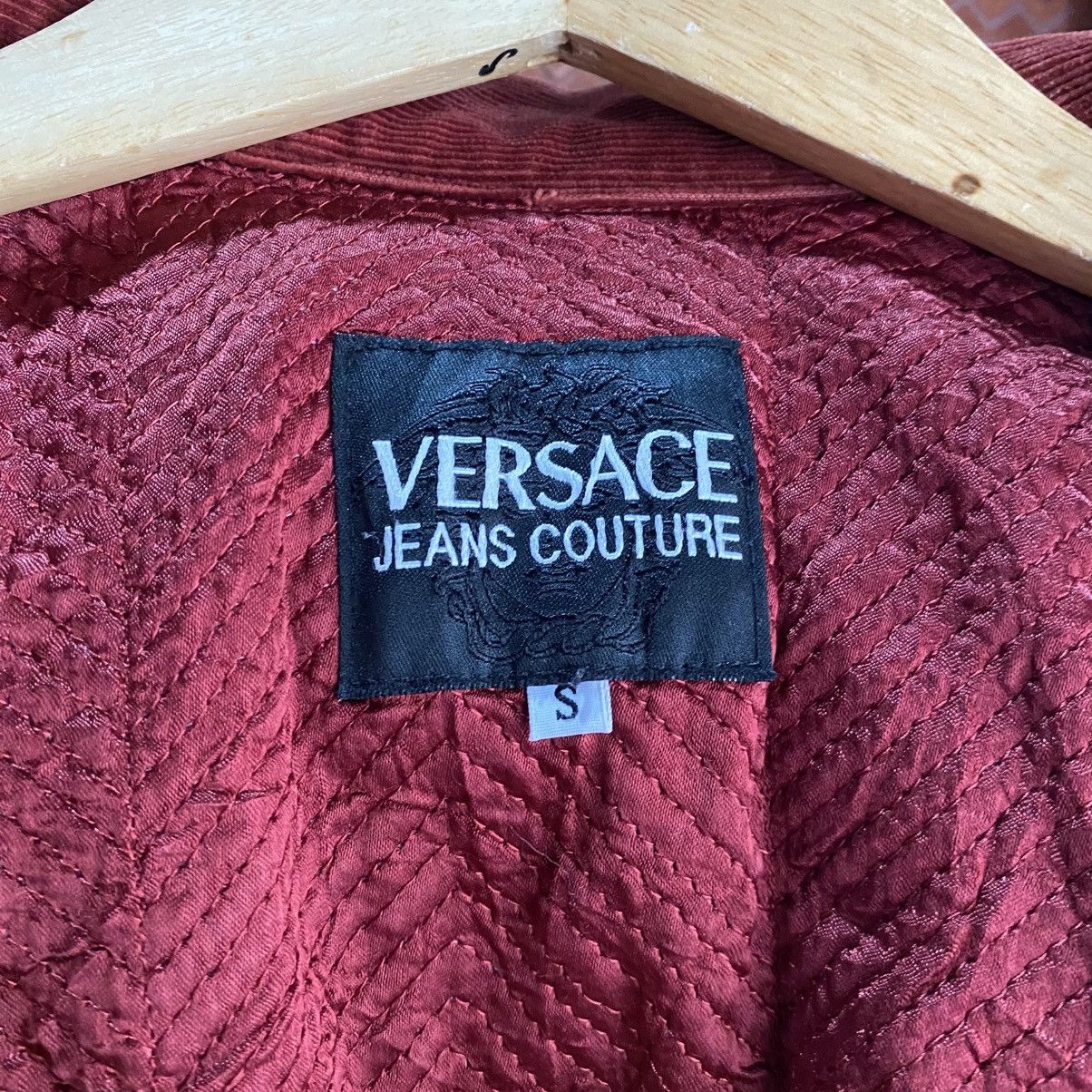 Versace Jeans Couture VINTAGE RARE🔥 Versace Jeans Couture Corduroy Denim Jacket Size US S / EU 44-46 / 1 - 12 Thumbnail