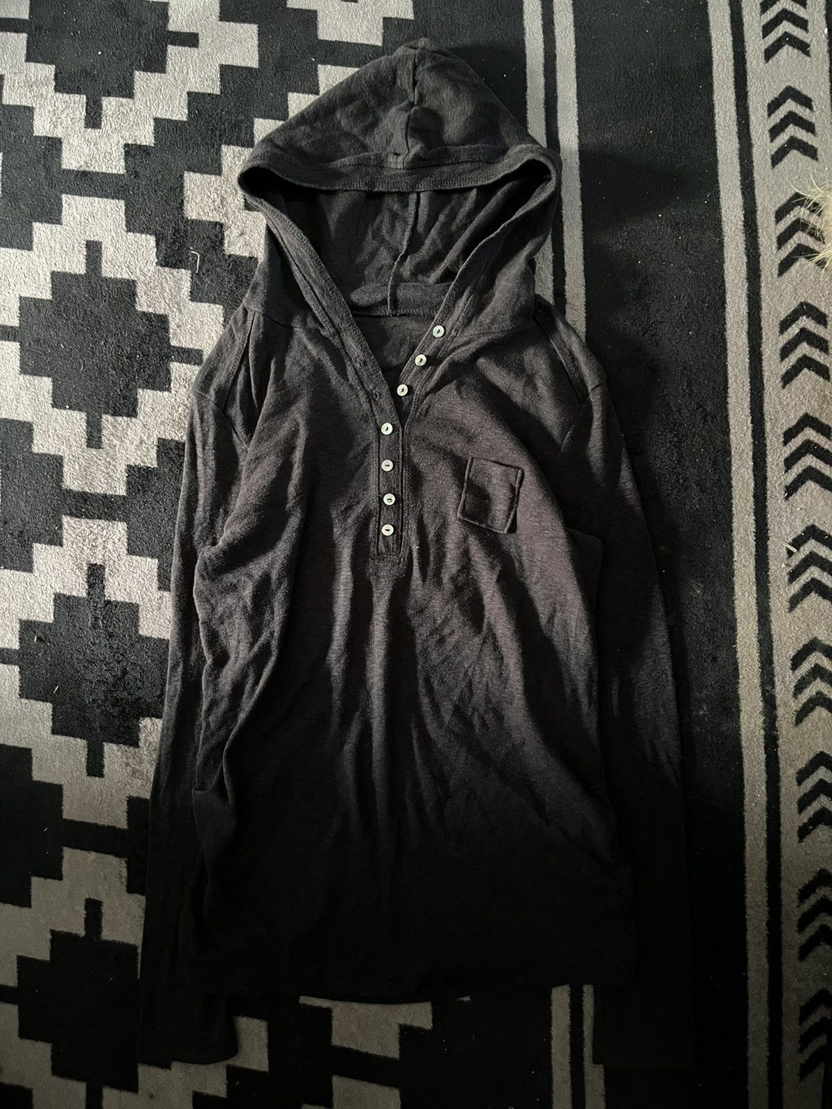 Le Grande Bleu (L.G.B.) Japanese lime black vkei hoodie Size US S / EU 44-46 / 1 - 1 Thumbnail