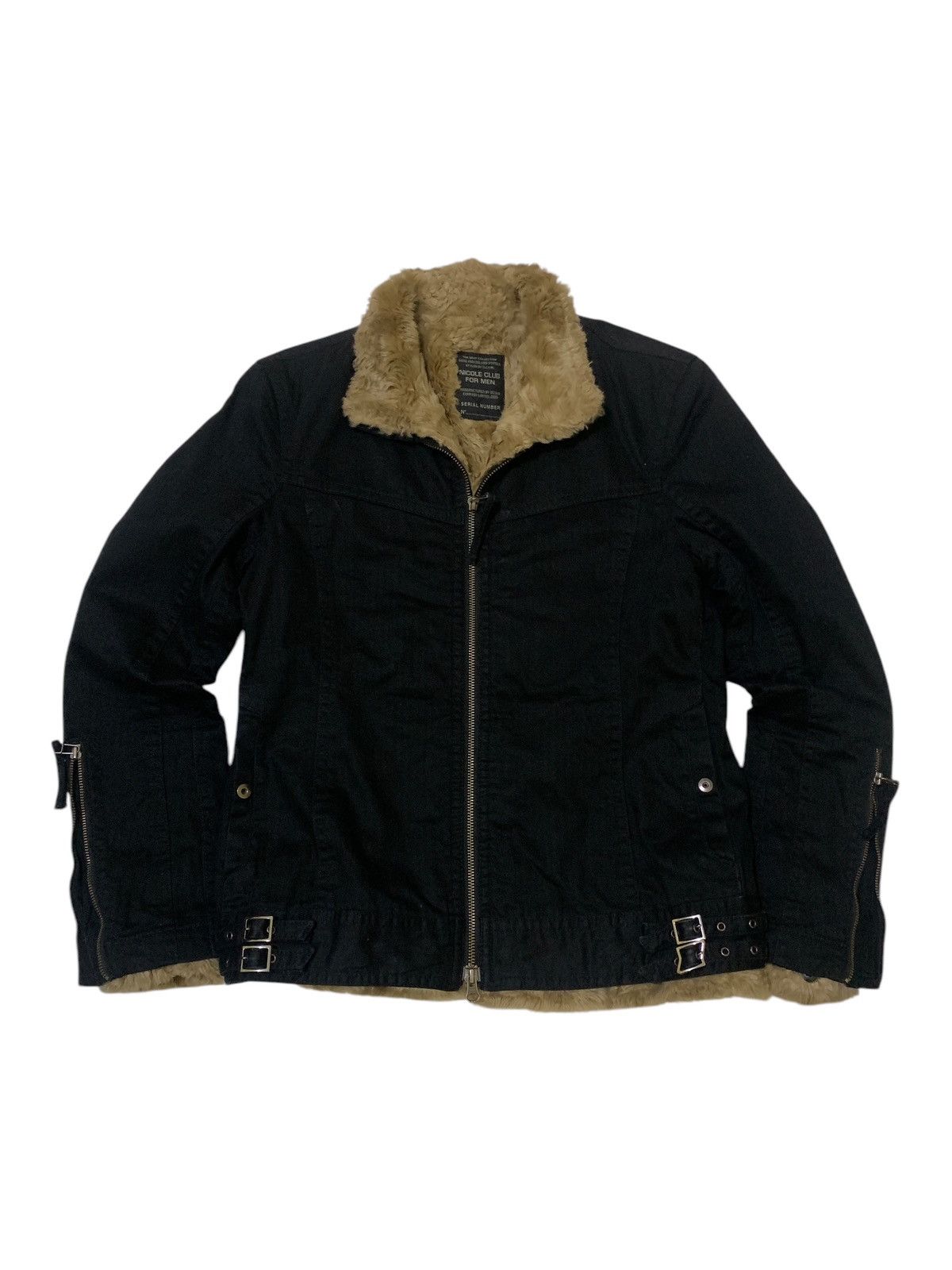 ジャケット・アウター 00s nicole club for men fur jacket vkei 14th Addiction × KMRii × Nicole Club 2000s Nicole Club - Vkei