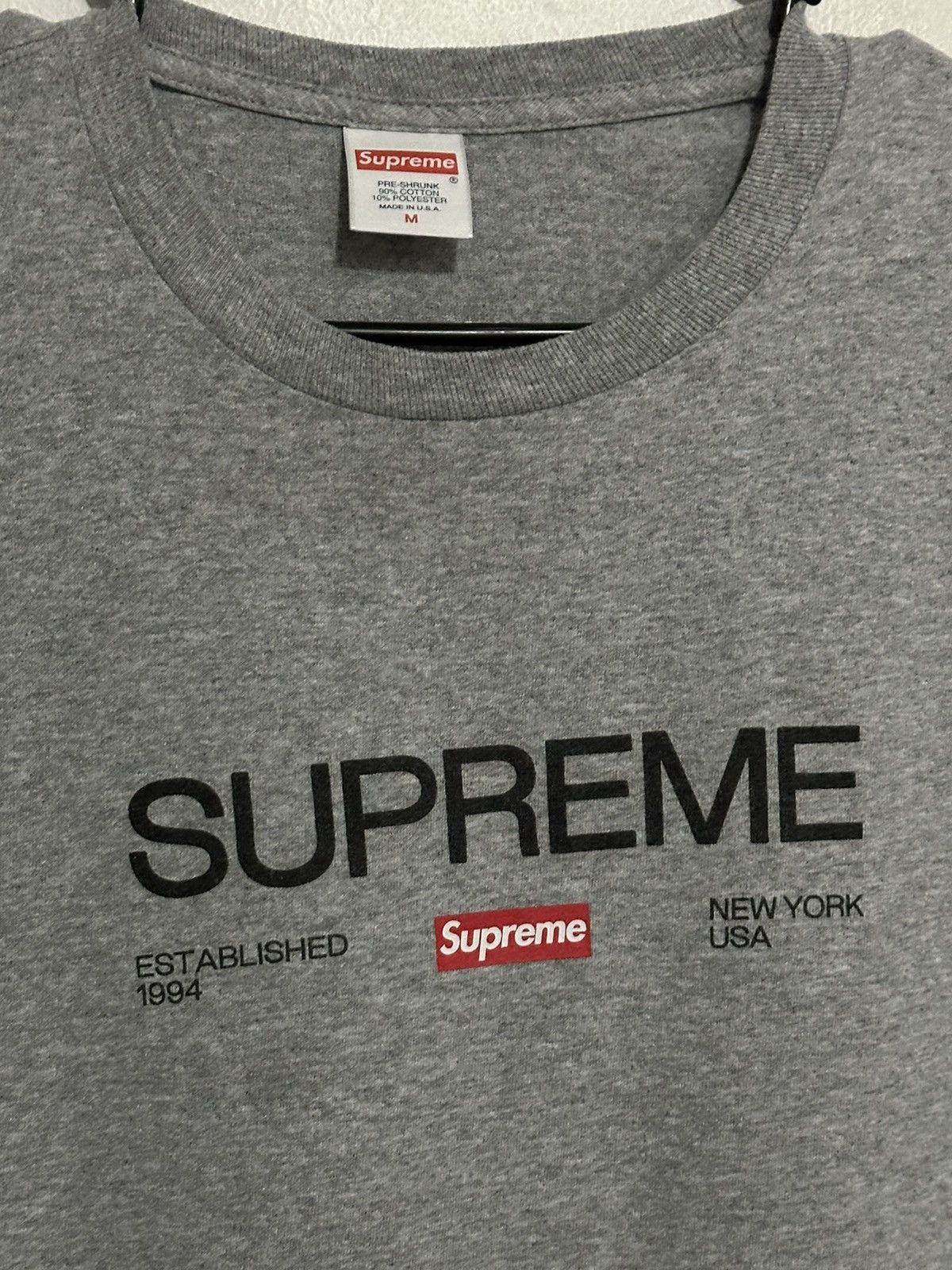 Supreme Supreme Est. 1994 Tee Size US M / EU 48-50 / 2 - 2 Thumbnail