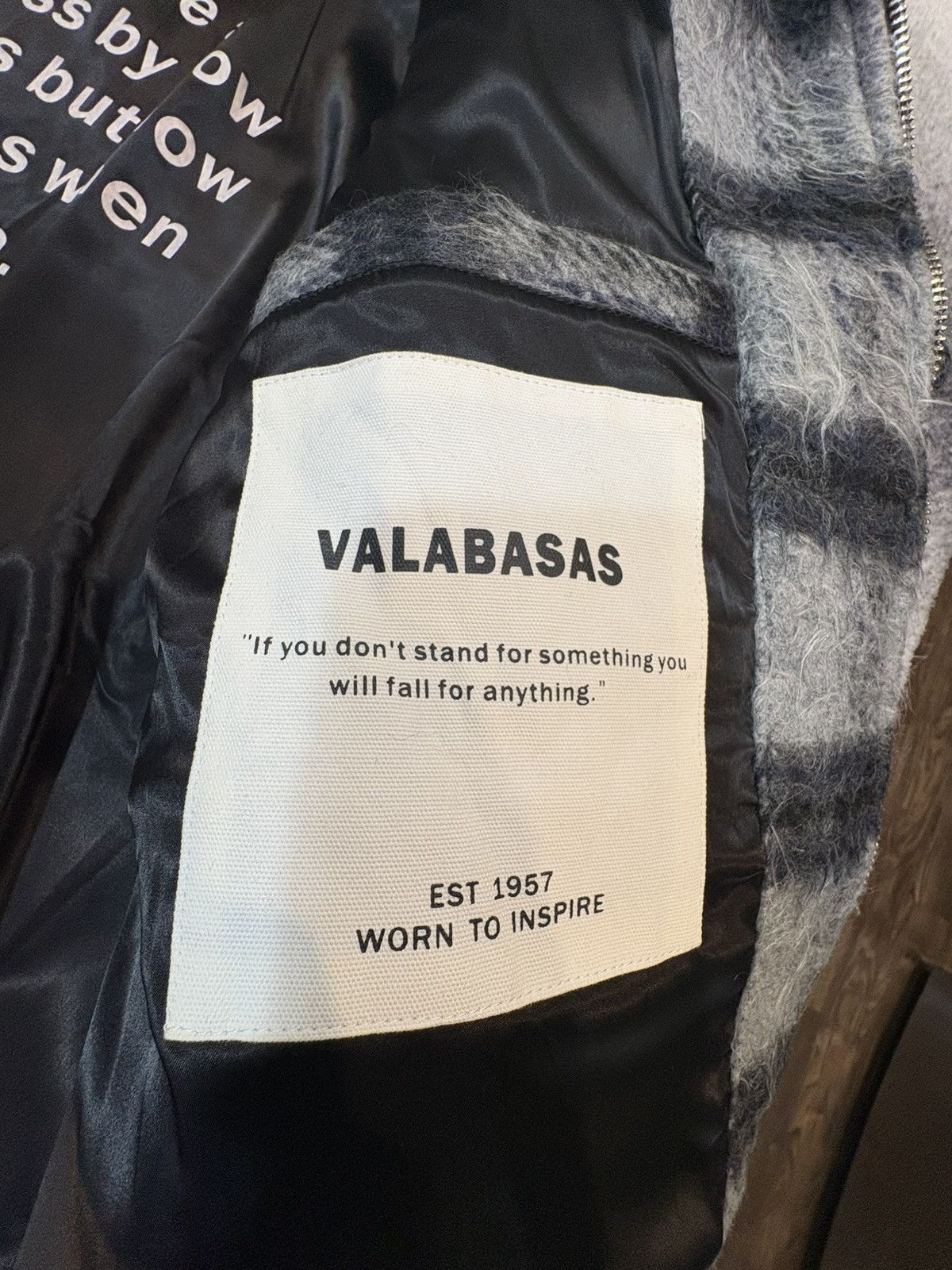 Valabasas NWOT Valabasas 'Poineer' Black Grey Plaid Mohair Jacket XL Size US XL / EU 56 / 4 - 8 Thumbnail