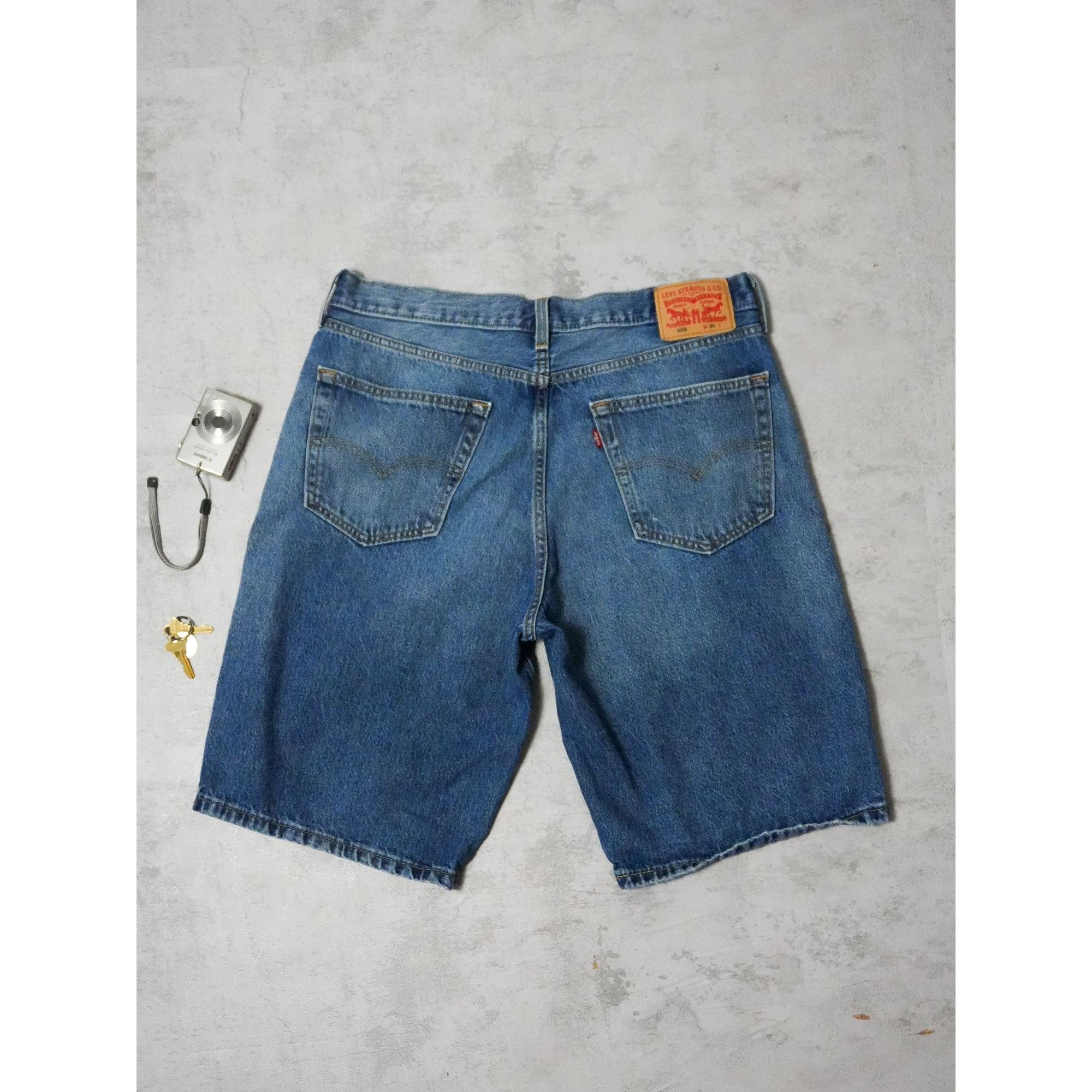 Levi's Levi's 469 Denim Dark Wash Jorts Size US 36 / EU 52 - 1 Thumbnail