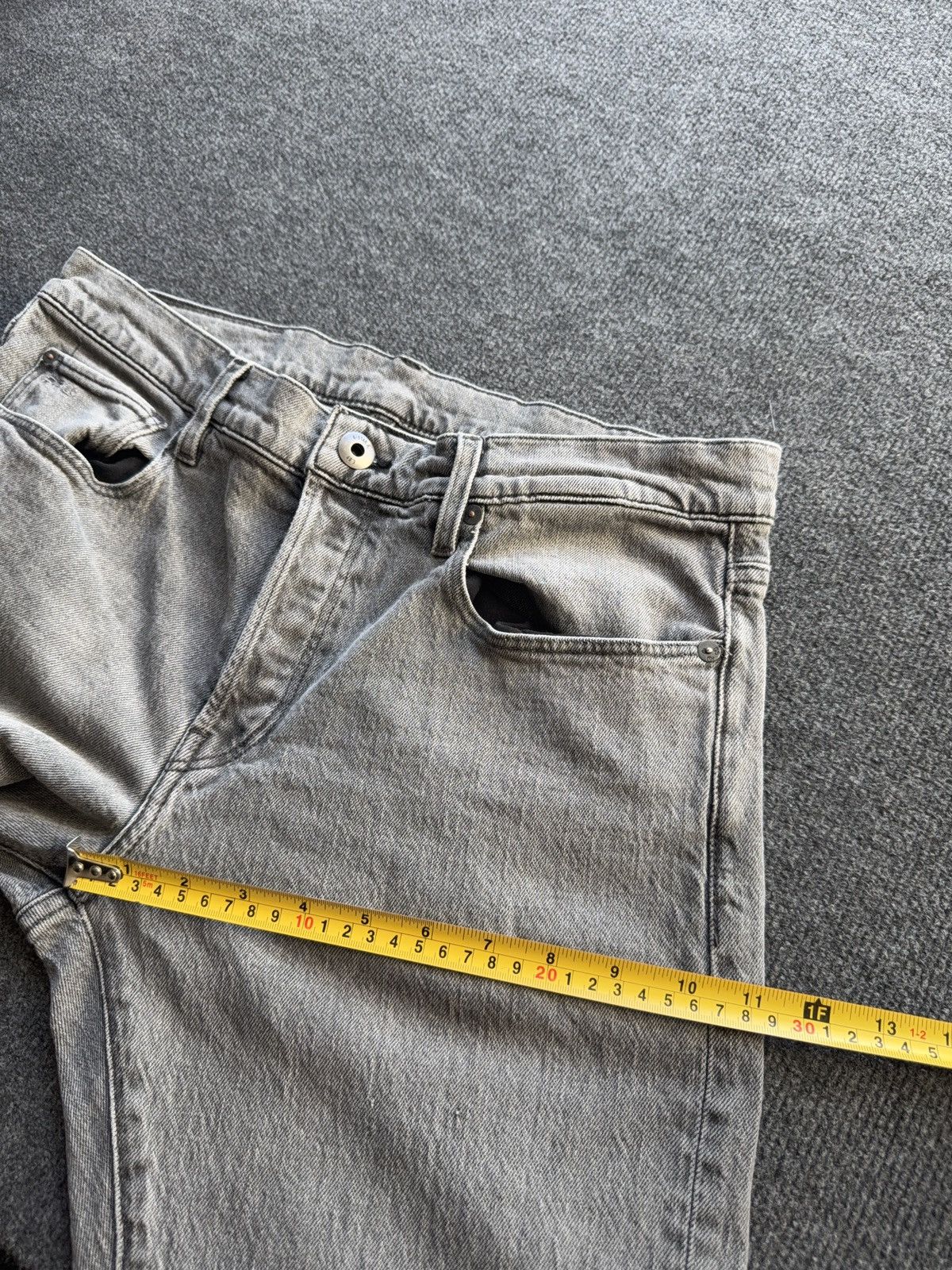 G-Star Y2K G-Star RAW 3301 Slim Faded Grey Denim Jeans W32 L32 Size US 32 / EU 48 - 24 Thumbnail