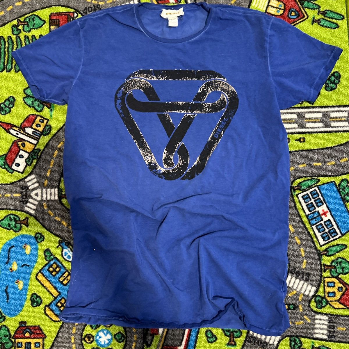 Diesel × Vintage Vintage single stitch blue Diesel graphic tee Size US L / EU 52-54 / 3 - 1 Thumbnail