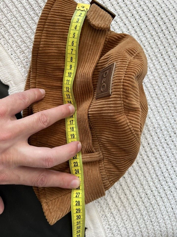 Dolce & Gabbana Dolce & Gabbana Hat Velveteen Fur Cotton Brown Size M Size ONE SIZE - 13 Thumbnail