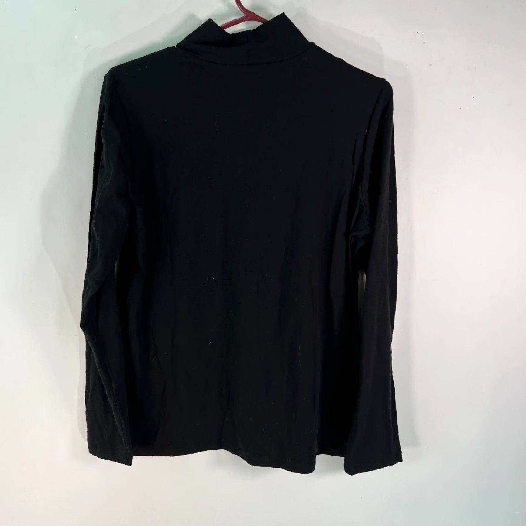 Vintage Avon Womens Mock Turtle Neck Long Sleeves Pullover Black T Shirt SZ Large 12-14 Size L / US 10 / IT 46 - 2 Thumbnail
