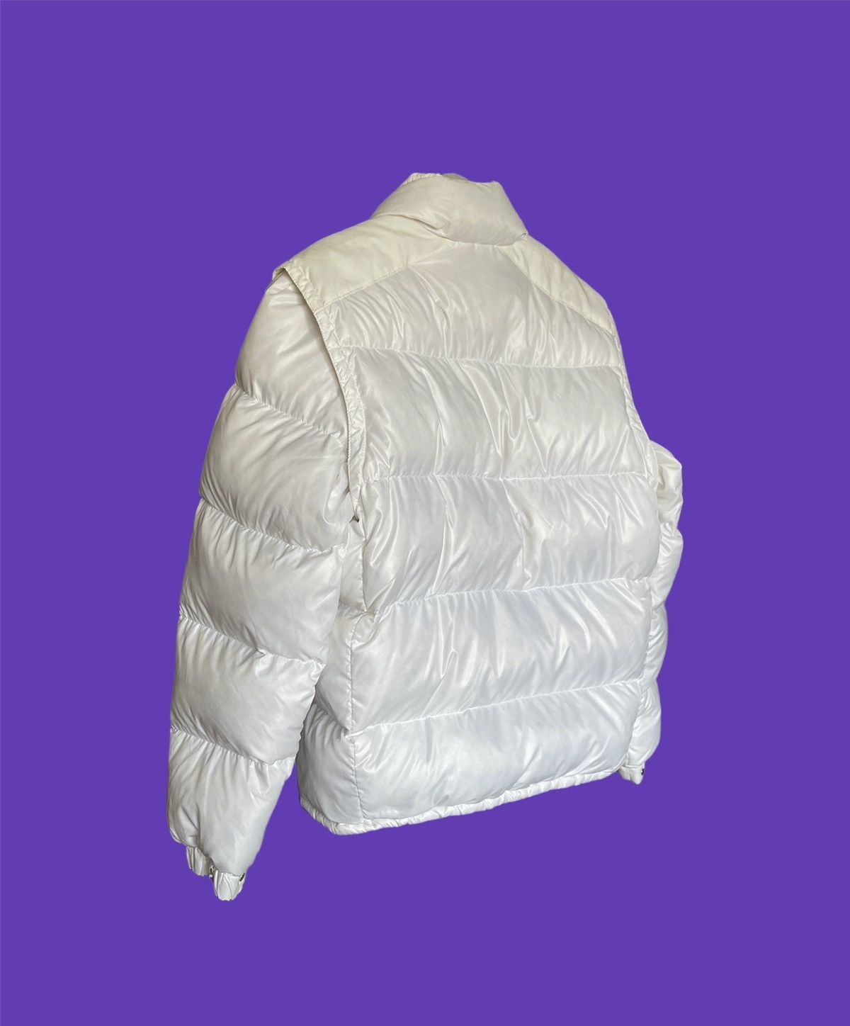 Moncler × Moncler Grenoble × Vintage 80’s 2 in 1 Moncler Grenoble Down Jacket Vest Vintage White Size US M / EU 48-50 / 2 - 7 Thumbnail
