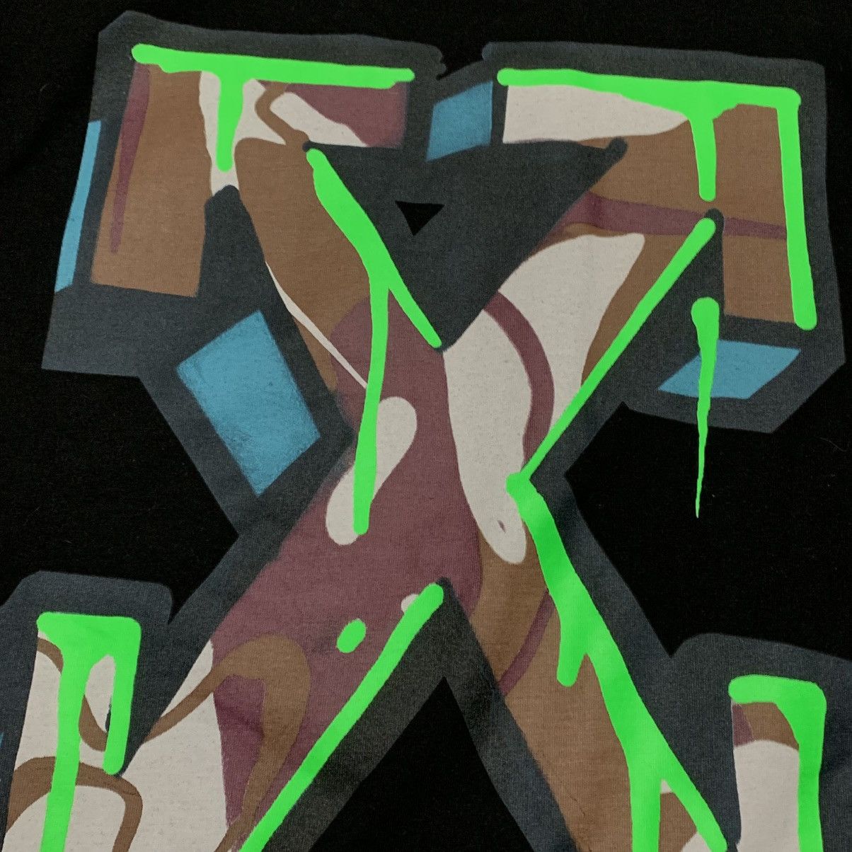 Off-White Off White Medium Neen Arrow Skate Black Tee Virgil Abloh Size US M / EU 48-50 / 2 - 4 Thumbnail