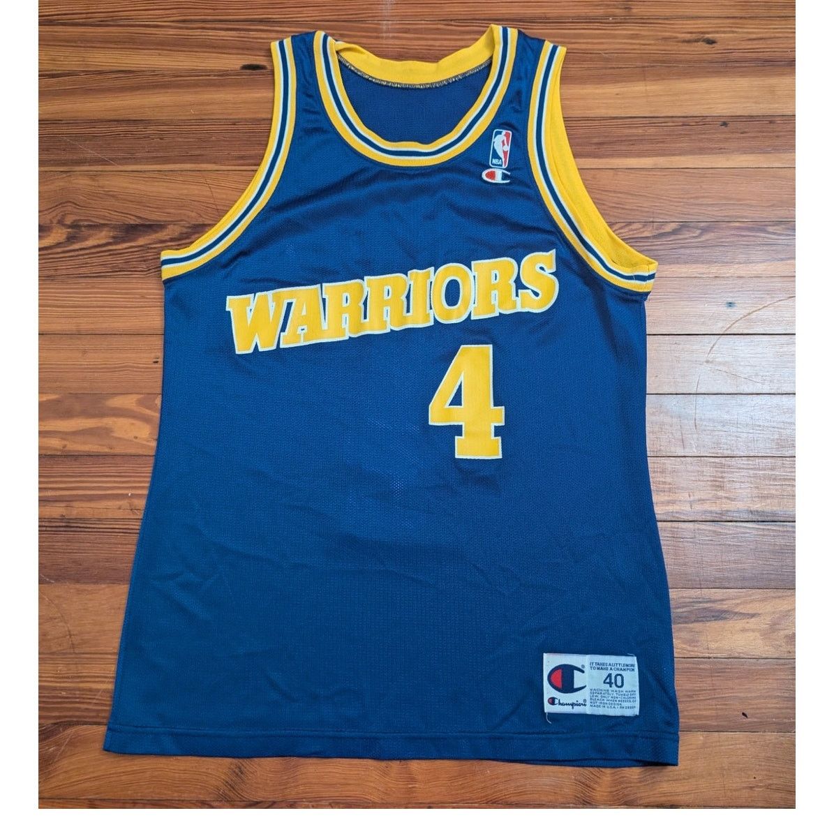 Champion Champion VTG Chris Webber Warriors Blue Mens Size 40M Jersey Size US M / EU 48-50 / 2 - 1 Thumbnail