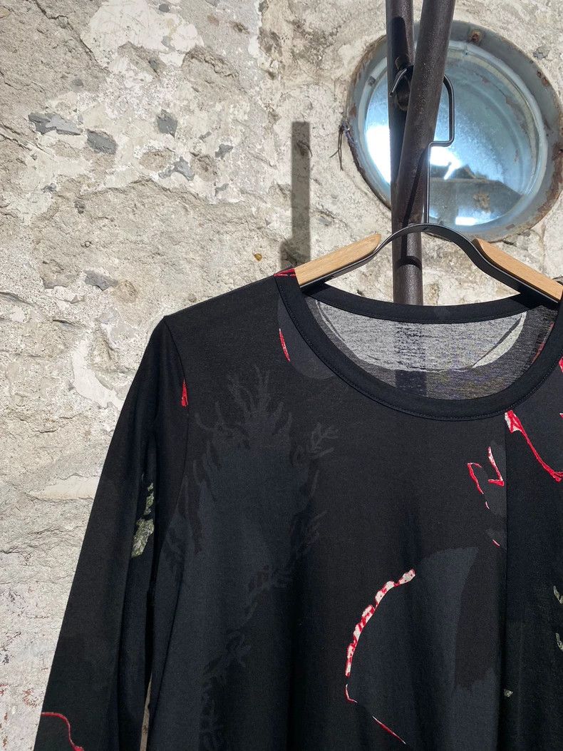 Y's Y's Irregular design printed long-sleeve T-shirt Size US M / EU 48-50 / 2 - 3 Thumbnail
