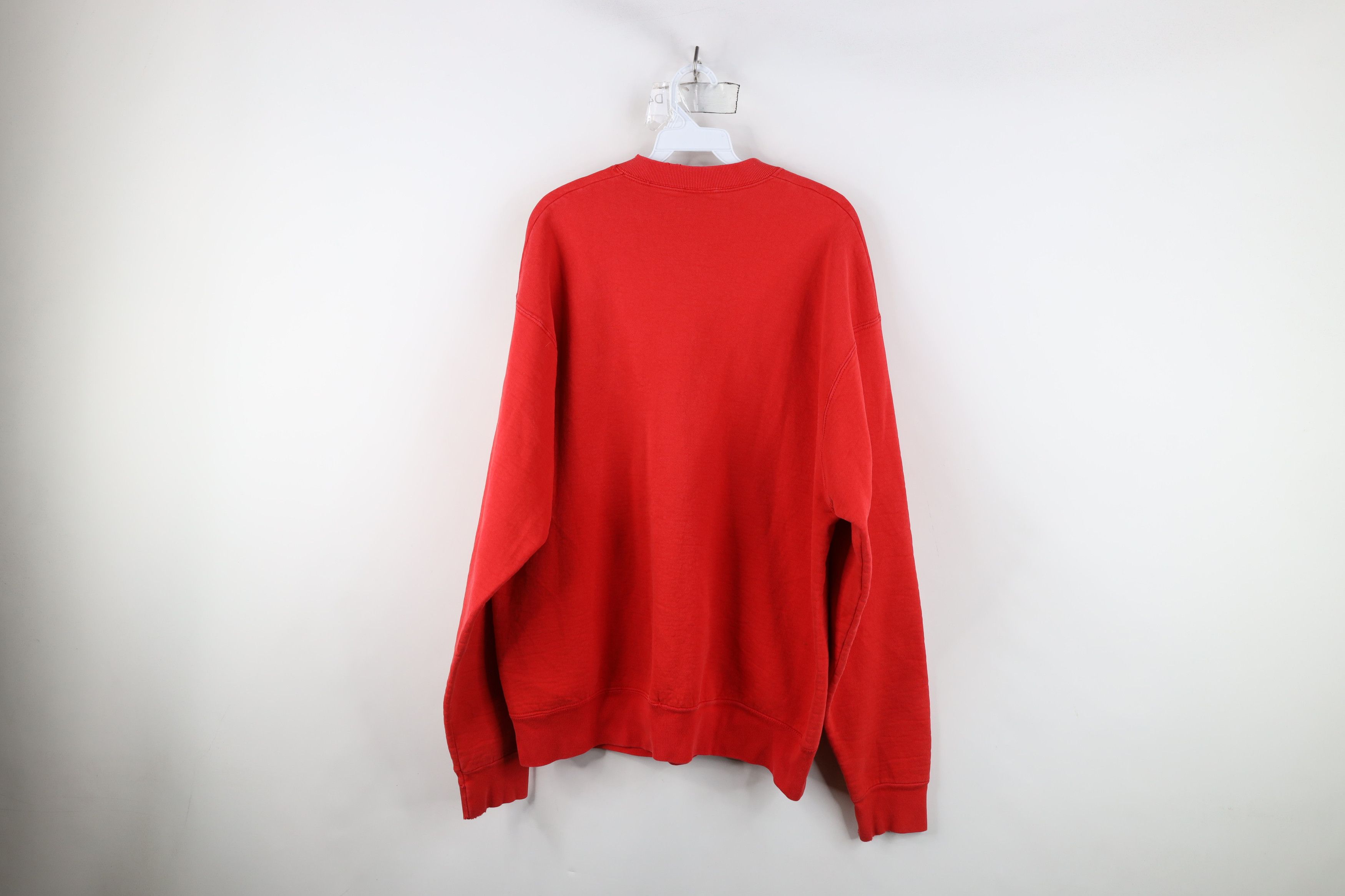 Vintage Vintage 90s Heavy University of Wisconsin Sweatshirt Red USA Size US XL / EU 56 / 4 - 13 Thumbnail