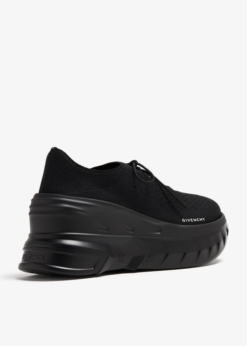 Givenchy o1w1db10525 Marshmallow Wedge Sneakers in Black Size US 5 / IT 35 - 2 Thumbnail