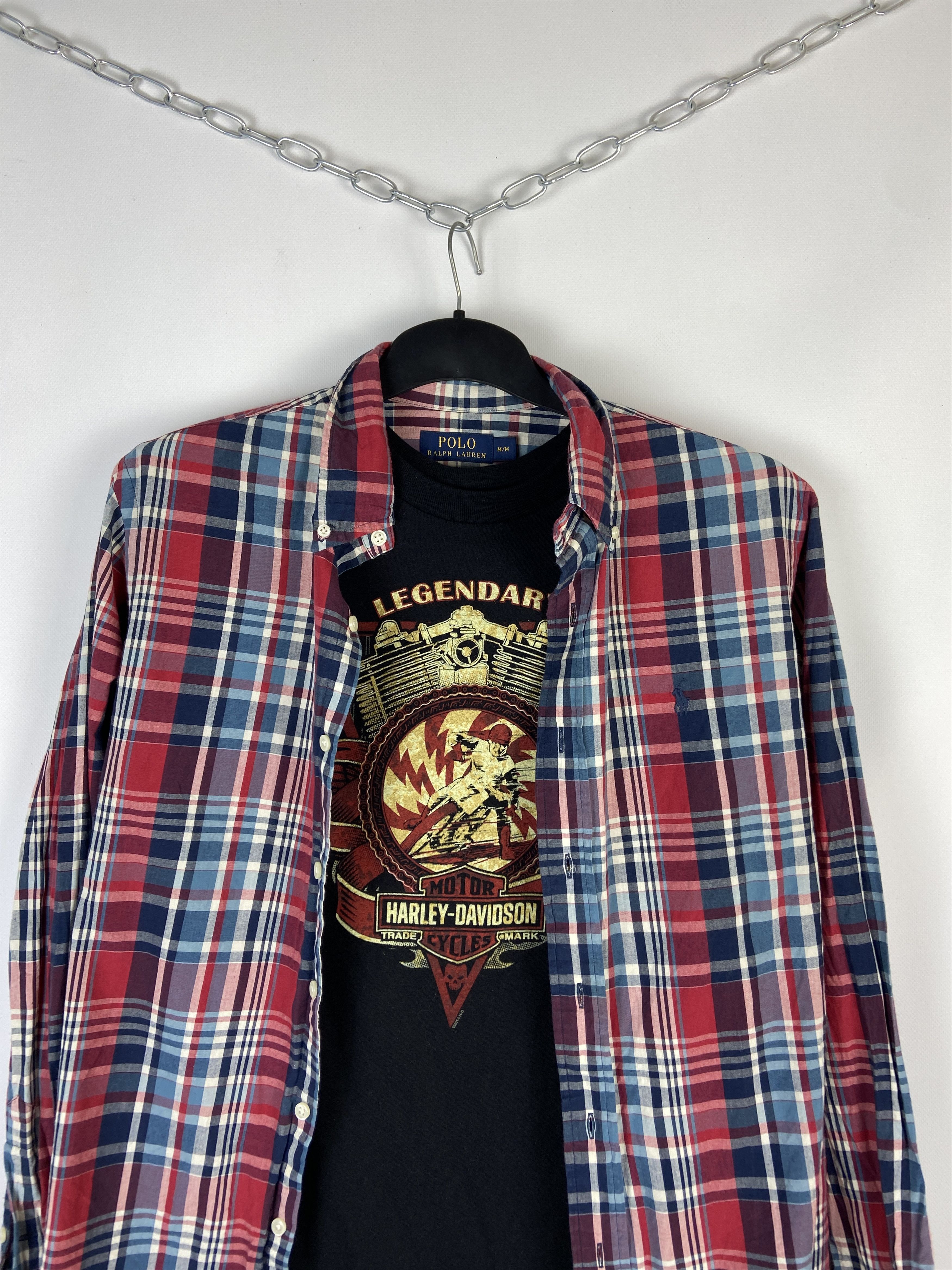 Flannel × Polo Ralph Lauren × Vintage Flannel Polo Ralph Lauren Vintage Mens Shirt Size US M / EU 48-50 / 2 - 3 Thumbnail