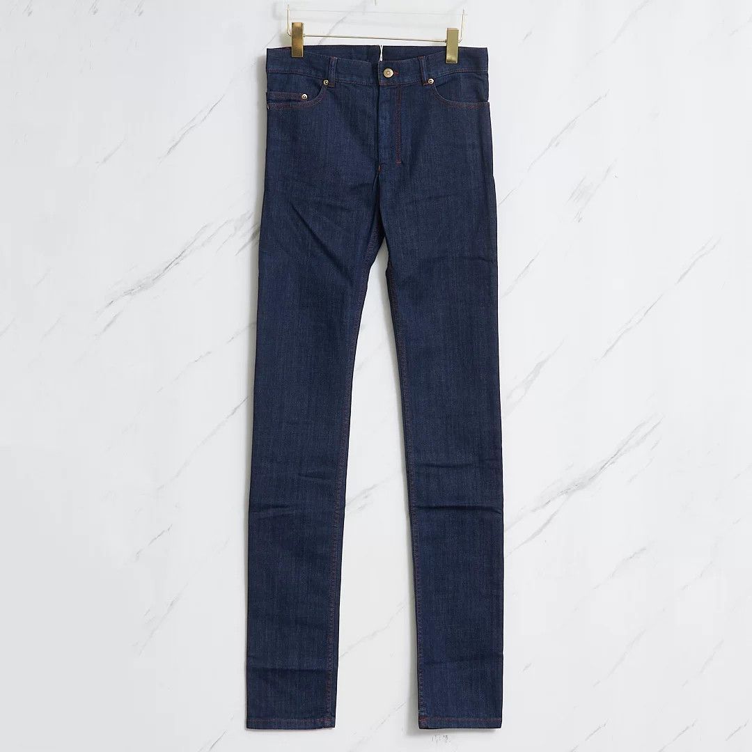 Saint Laurent Paris Saint Laurent Men's Raw Denim Jeans Size US 32 / EU 48 - 1 Thumbnail