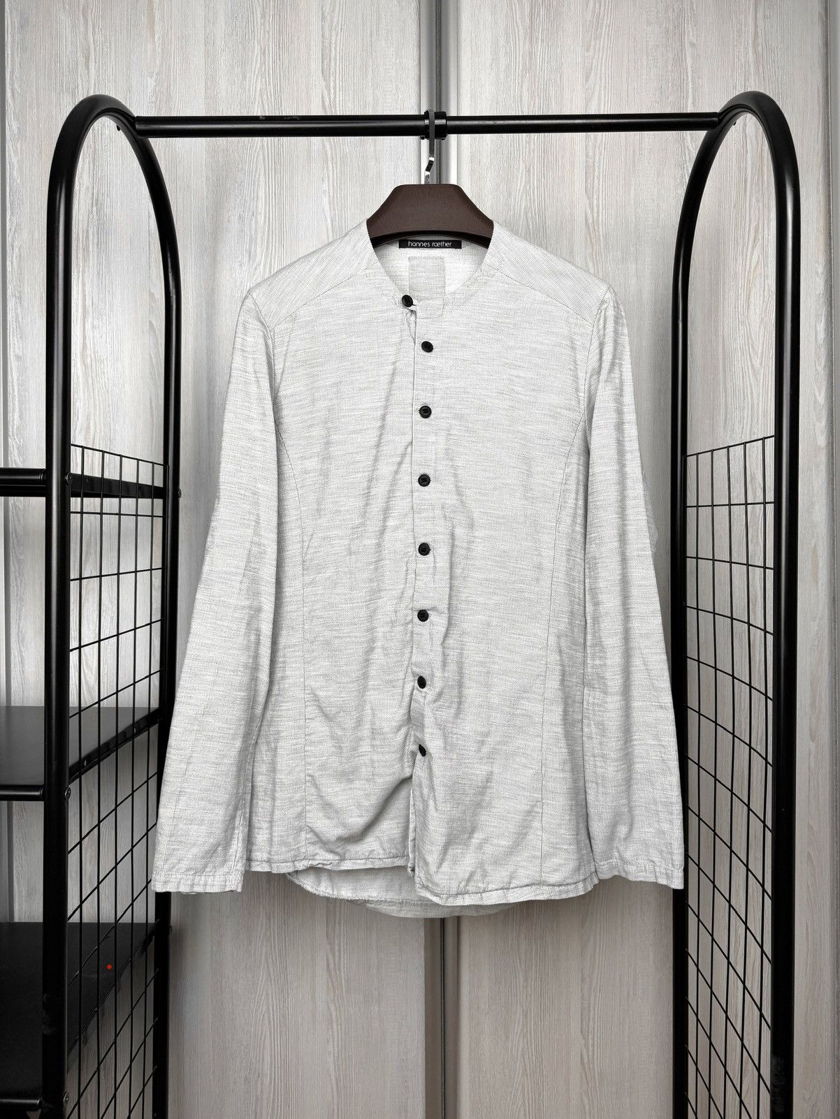 hannes roether hannes roether grey corduroy avant garde japanese shirt sz M Size US M / EU 48-50 / 2 - 1 Thumbnail