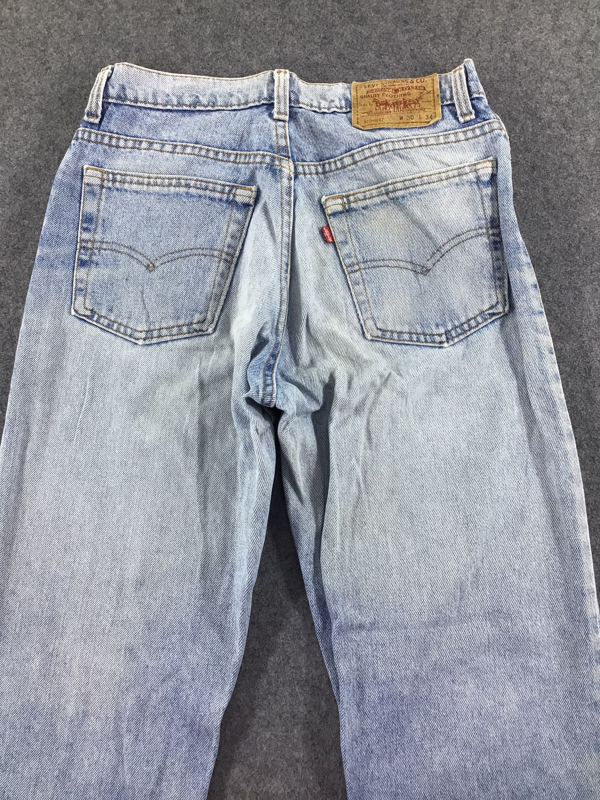 Levi's Light Wash Vintage Levis 510 Jeans-JM058 Size US 29 - 3 Thumbnail