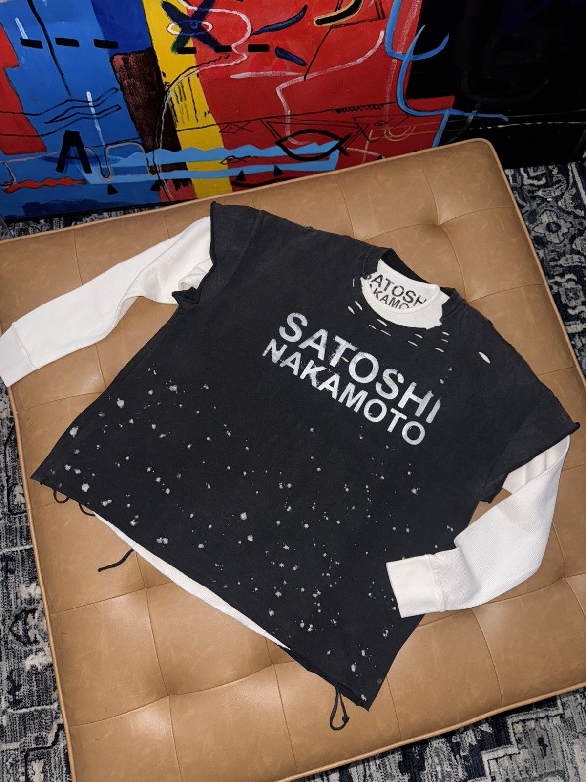 Satoshi Nakamoto Satoshi nakamoto double layered thermal t shirt Size US L / EU 52-54 / 3 - 1 Thumbnail