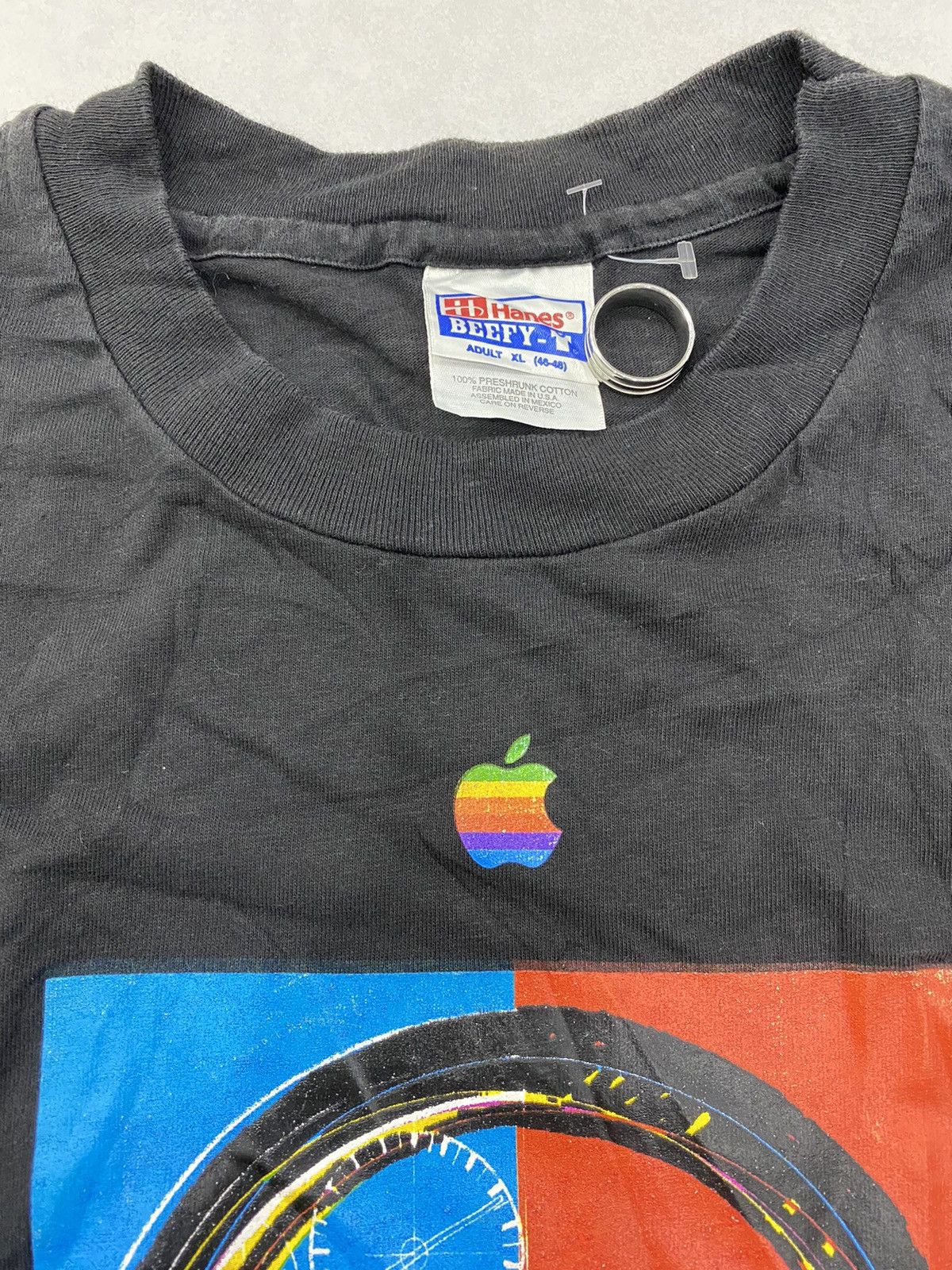 Apple × Vintage Vtg 90s Apple License to Drive longsleeve shirt Size US XL / EU 56 / 4 - 6 Thumbnail