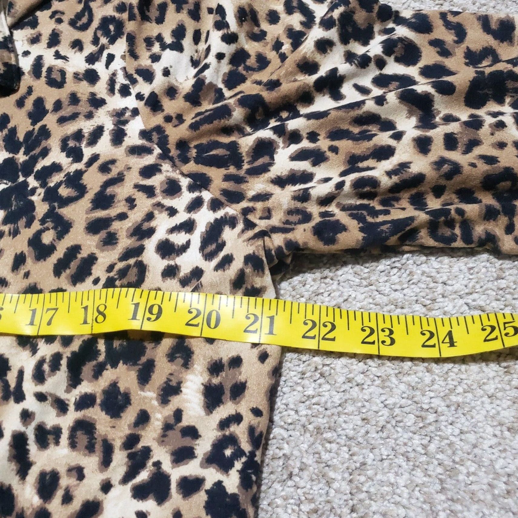 Vintage Stem & Vine Shirt Women L Brown Animal Print Button Blouse Long Sleeve V-Neck Adjustable Strap Roll Tab Sleeve All Seasons Slim Regular Size L / US 10 / IT 46 - 5 Thumbnail