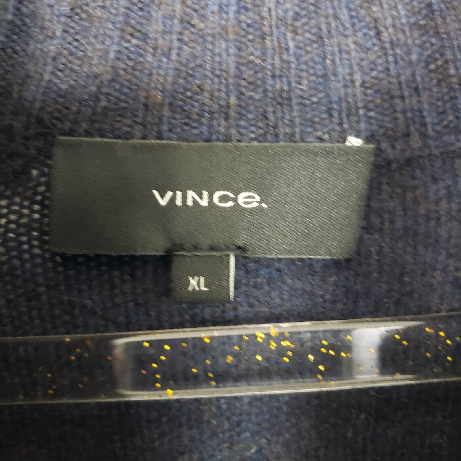 Vince Vince Yak Merino Wool 1/4 Zip Sweater Mens Size XL Blue Knit Size US XL / EU 56 / 4 - 3 Thumbnail