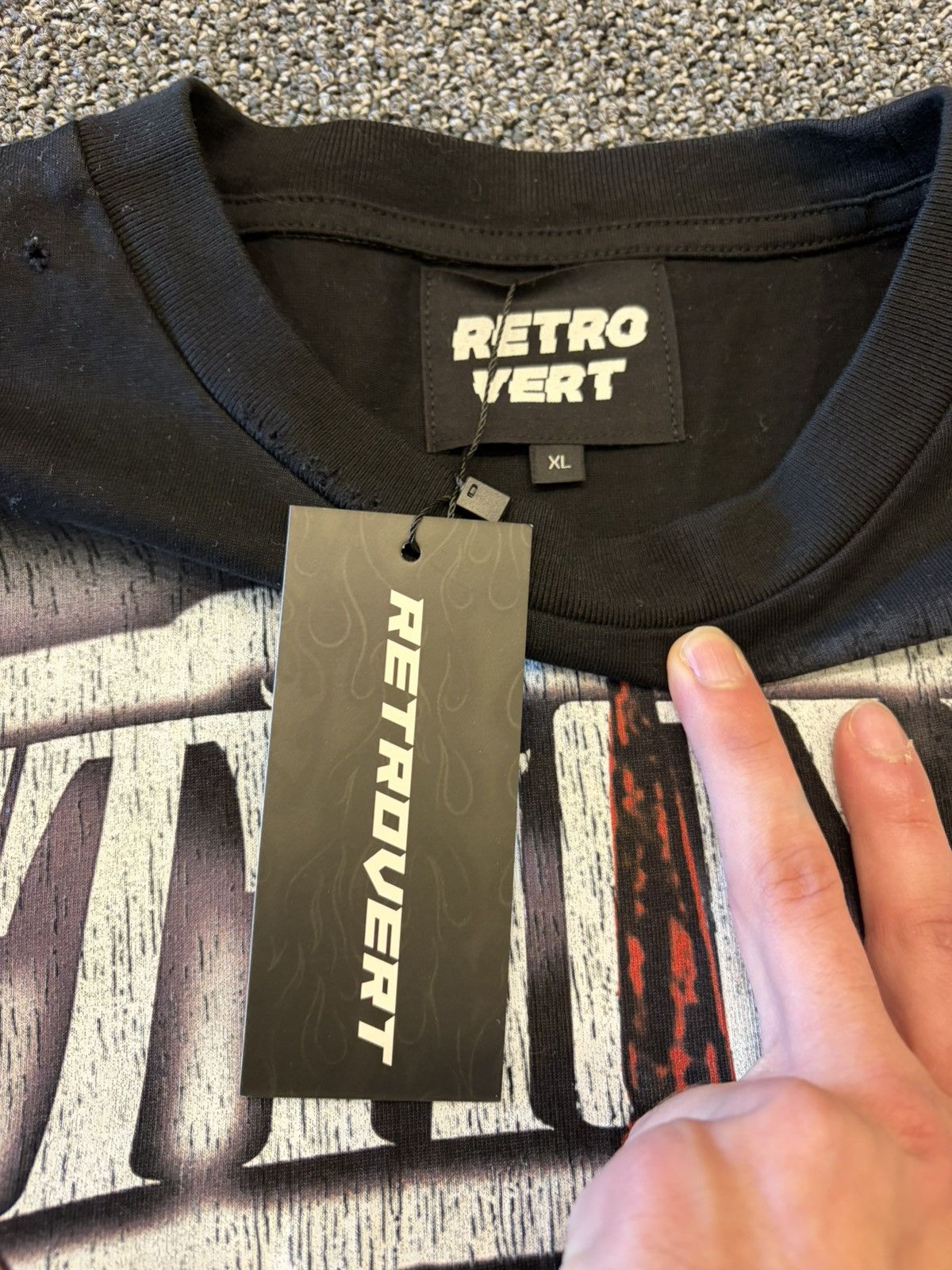 RETROVERT Retrovert Liberty Tee Black Size US XL / EU 56 / 4 - 2 Thumbnail