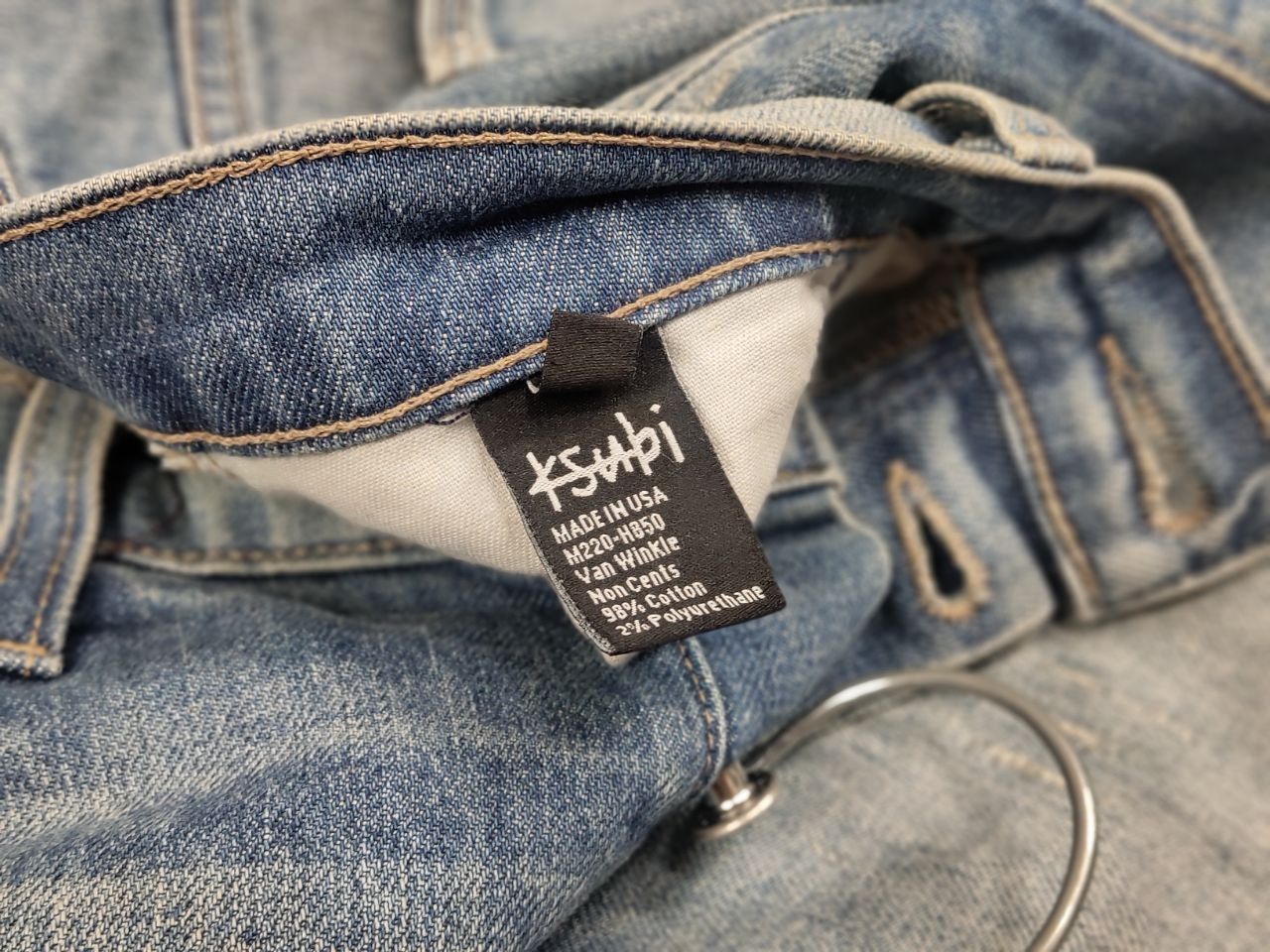 Ksubi Ksubi Design Slim Fit Distressed Denim Jeans Made in USA Size US 31 - 17 Thumbnail