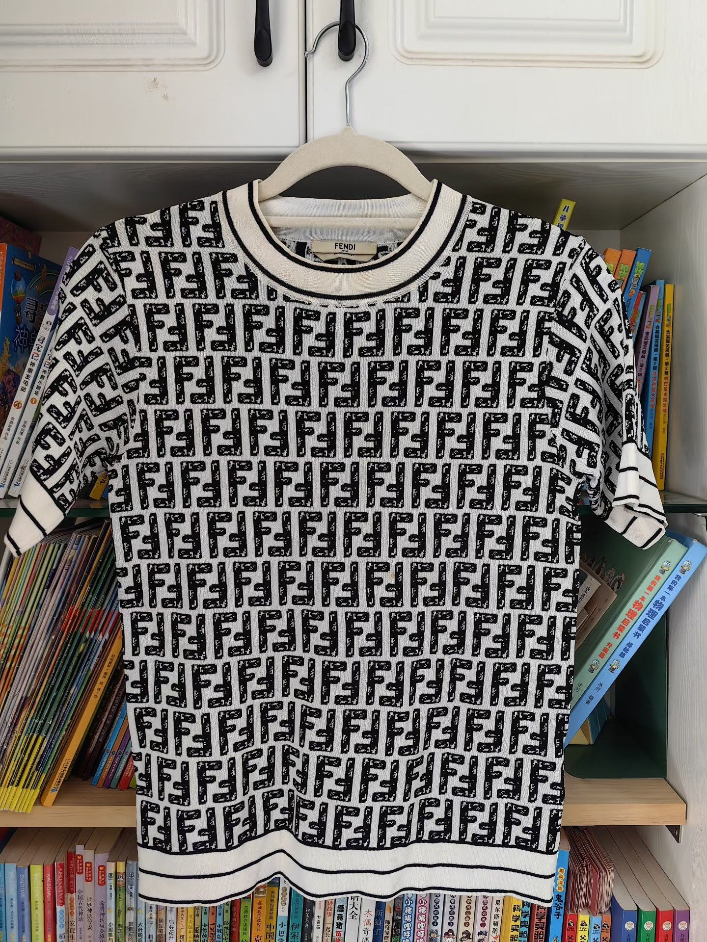 Fendi Fendi Classic Monogram Knit Short Sleeve Size US XS / EU 42 / 0 - 1 Thumbnail
