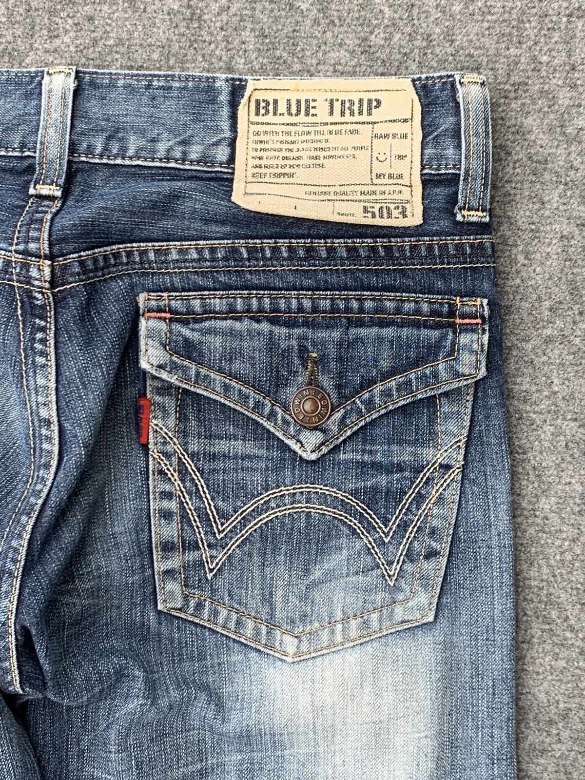 Edwin 90s EDWIN BLUE TRIP NICE FADED. Size US 32 / EU 48 - 5 Thumbnail